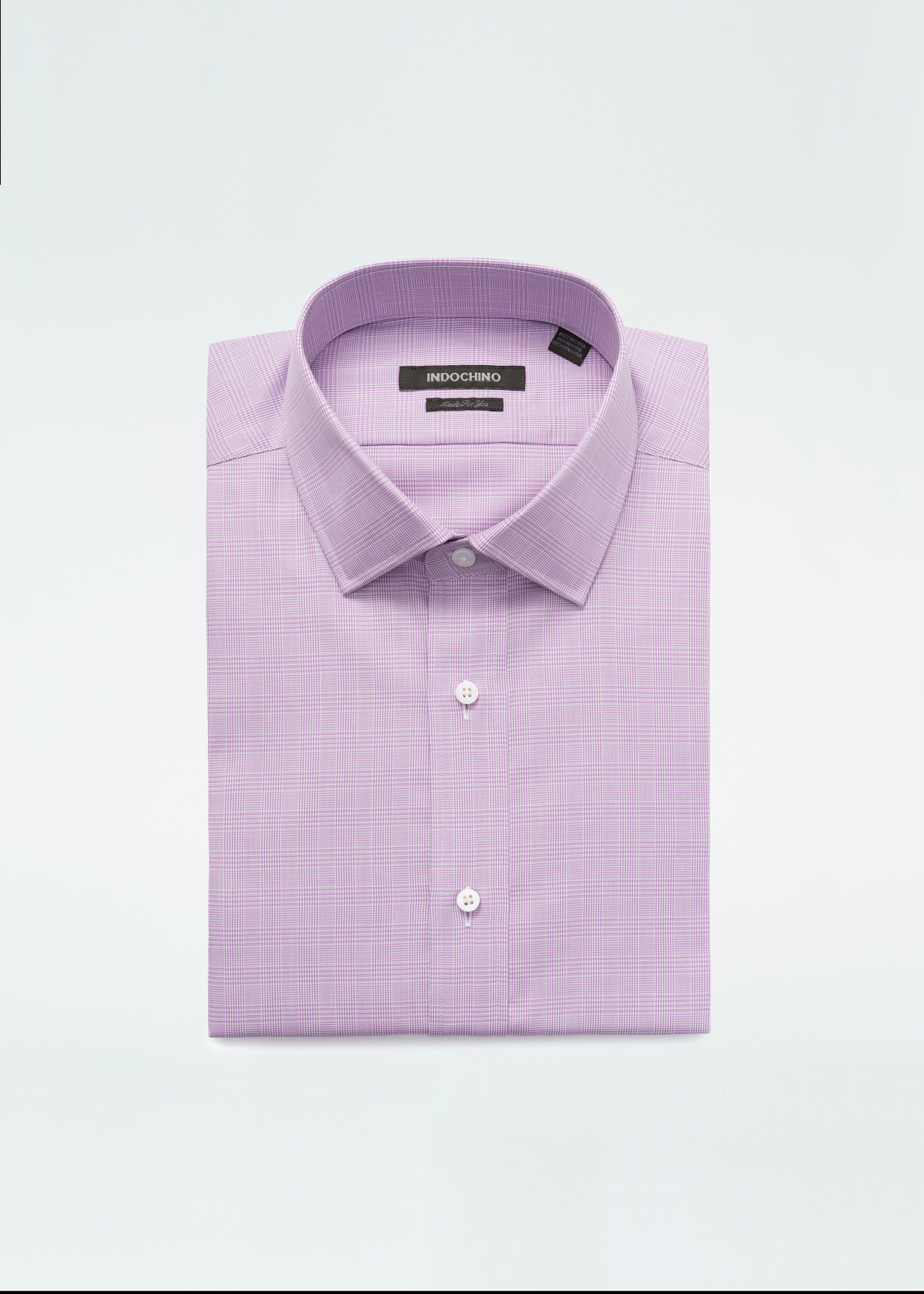 Hadleigh Plaid Lavender Shirt
