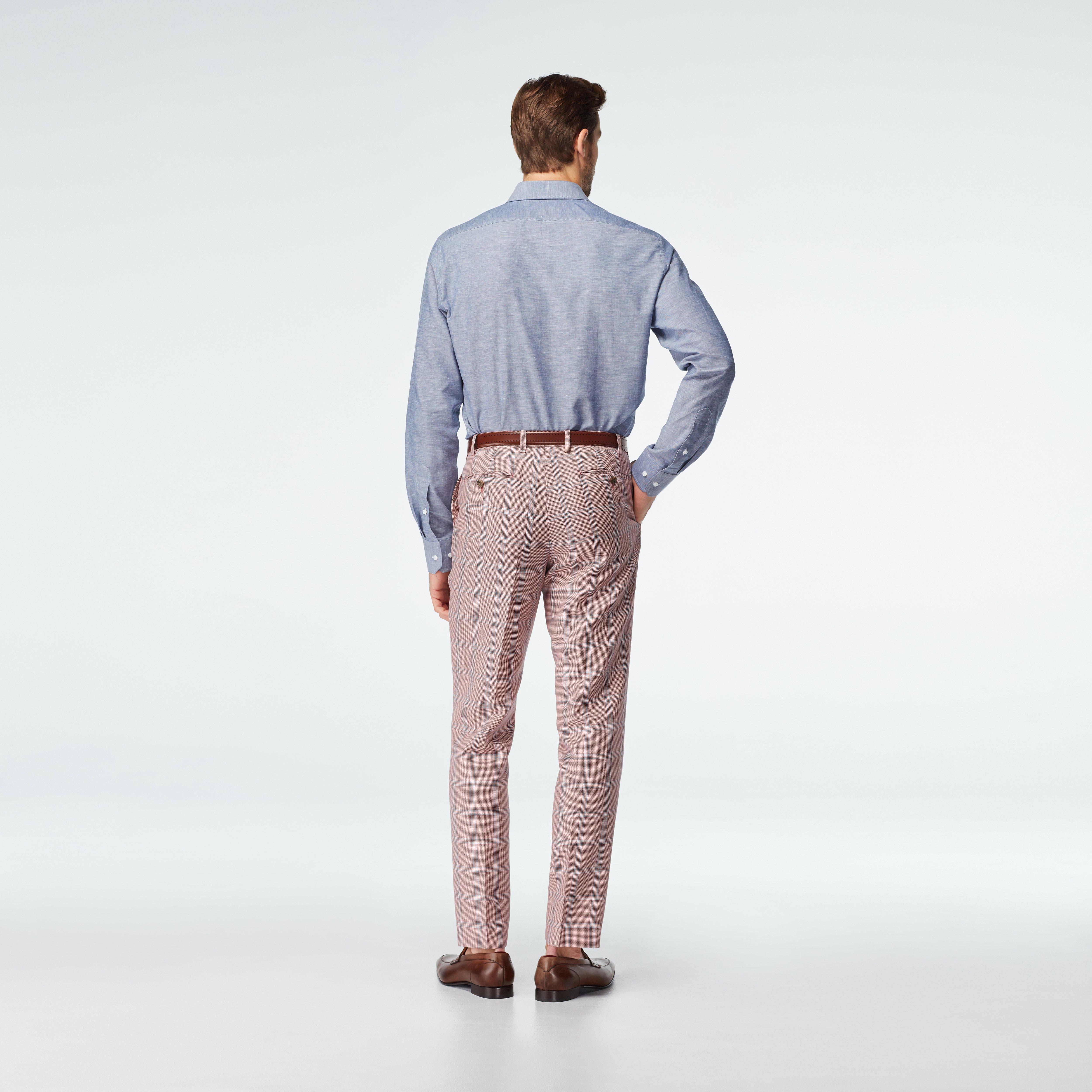 Southport Houndstooth Plaid Red pants