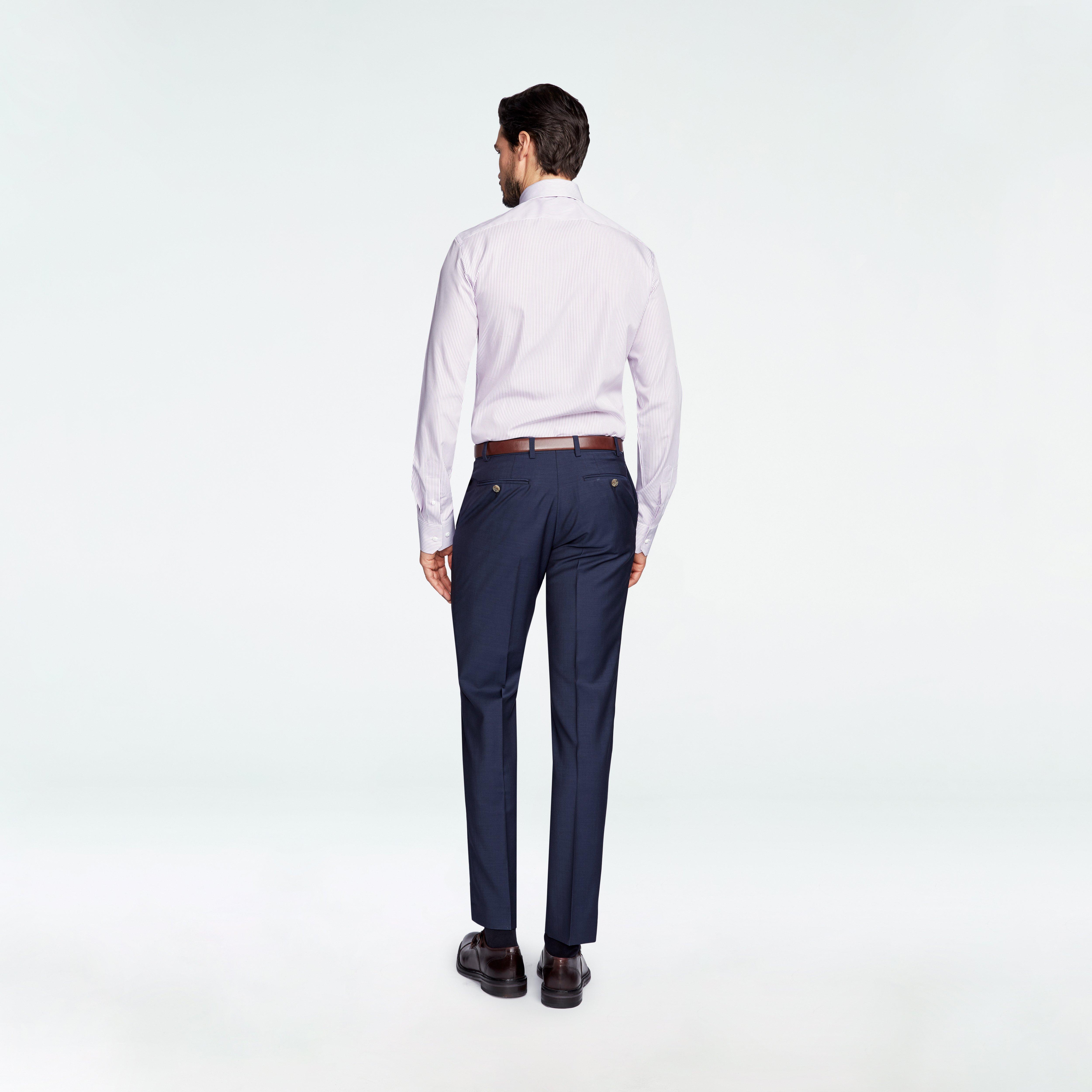 Hamilton Sharkskin Navy Pants