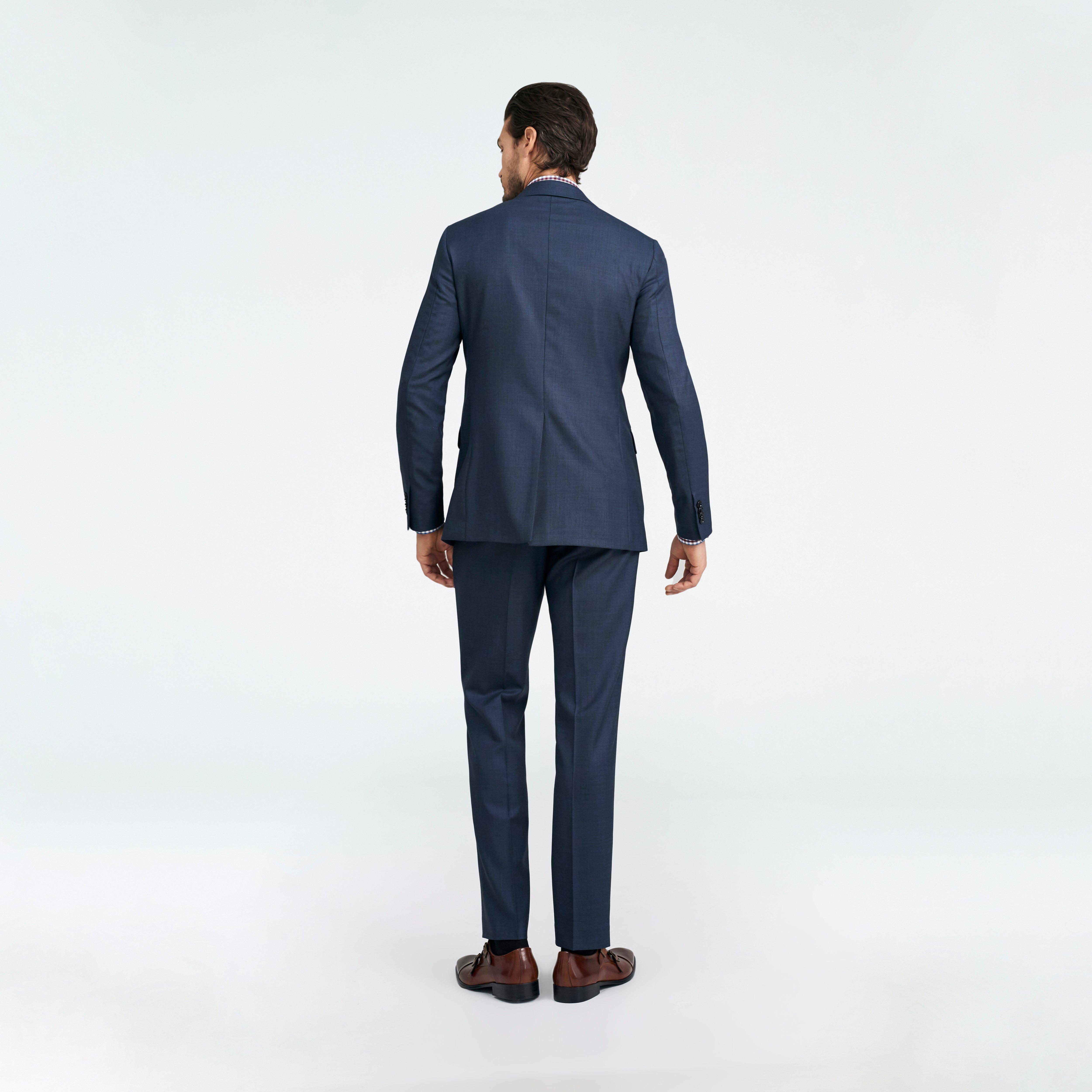 Hayle Sharkskin Slate Blue Blazer