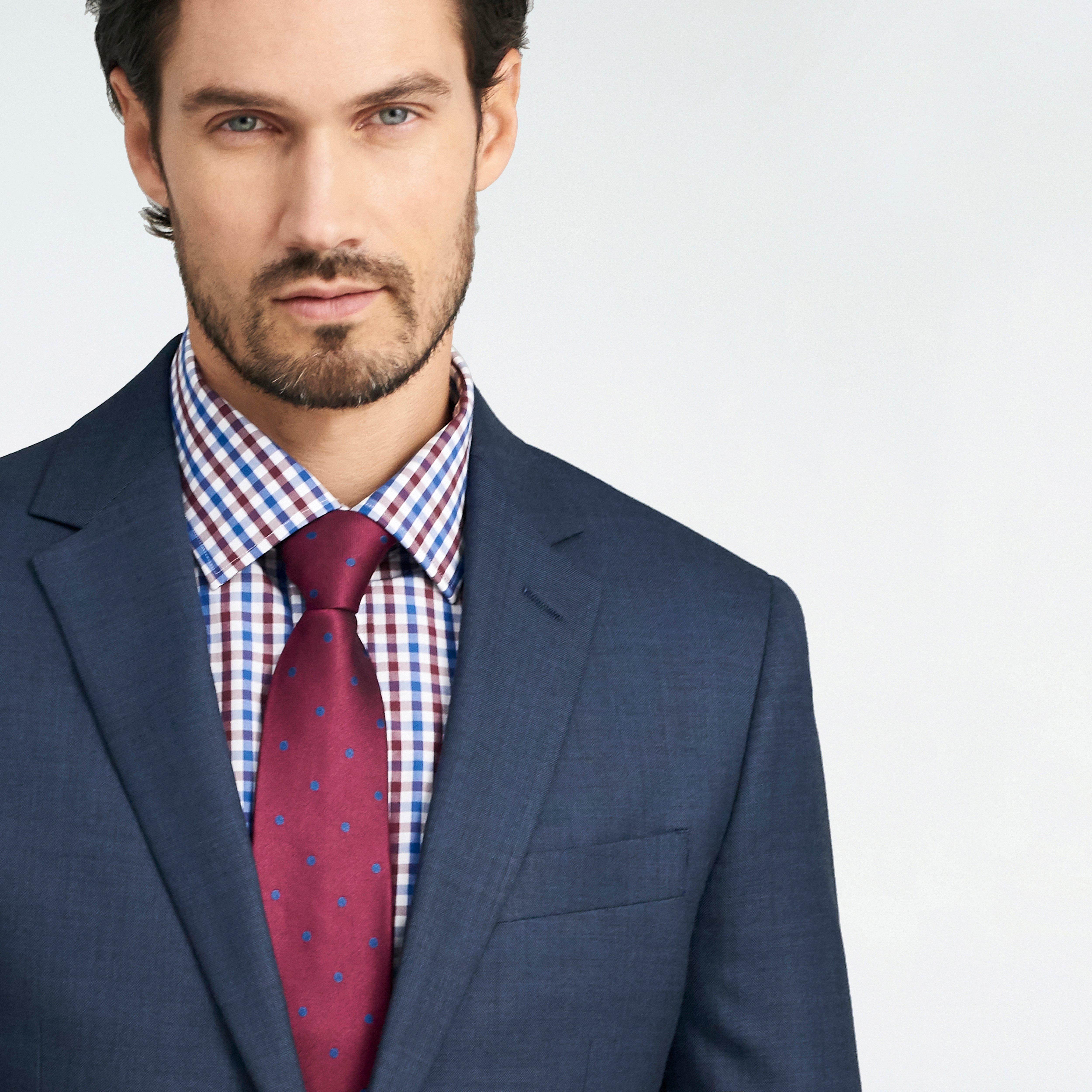 Hayle Sharkskin Slate Blue Blazer