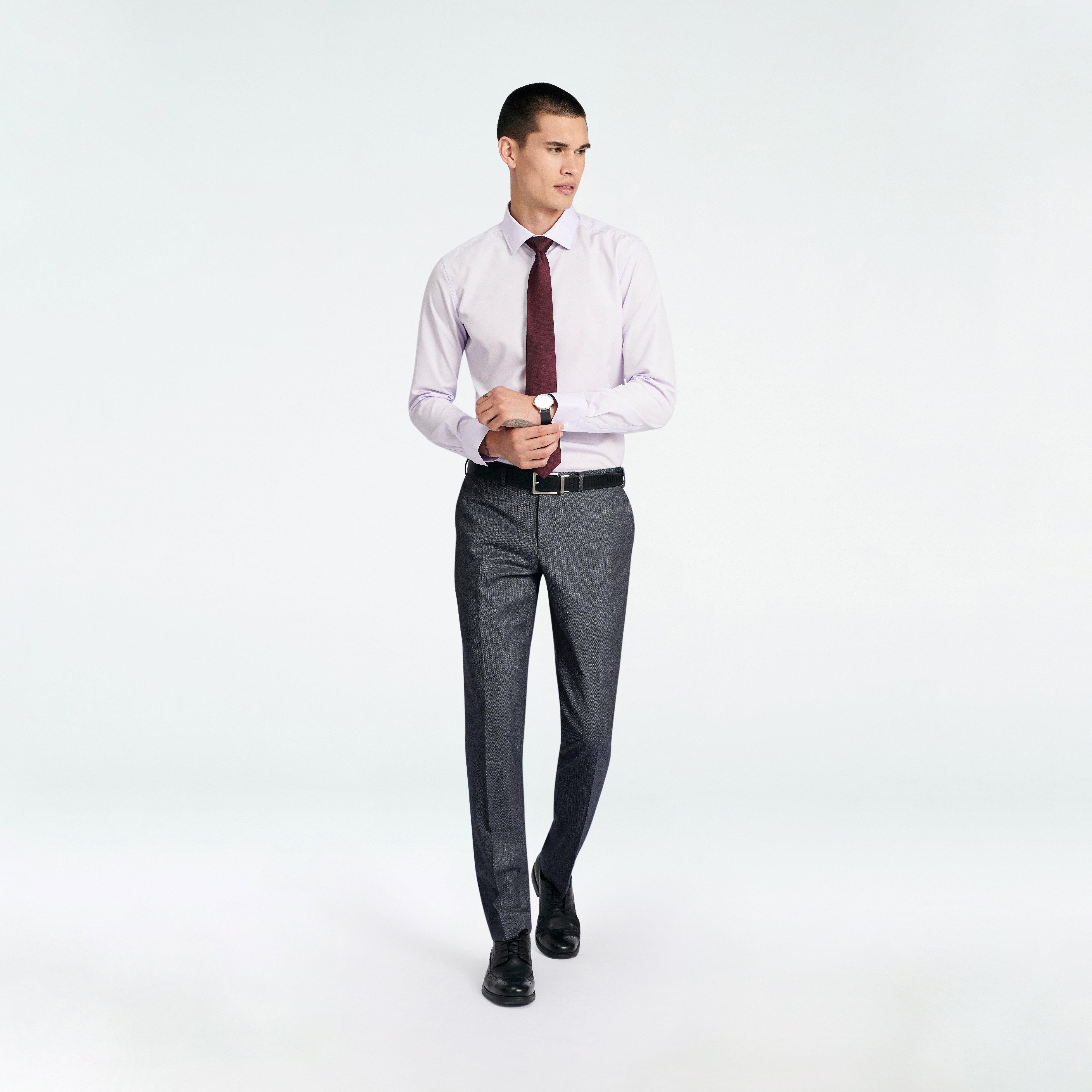 Prescot Herringbone Charcoal Suit