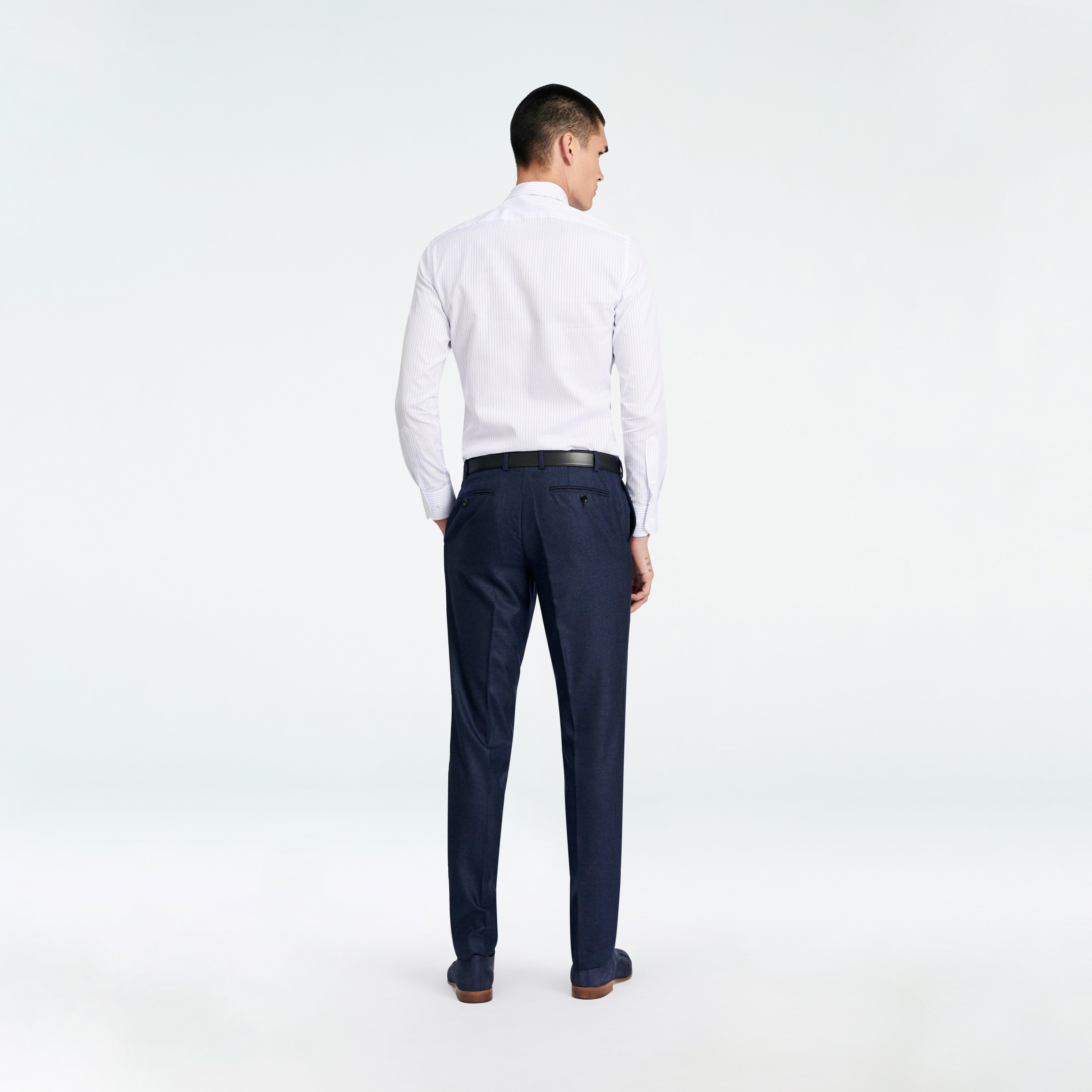 Prescot Herringbone Navy Pants 2 Prescot Herringbone Navy Pants