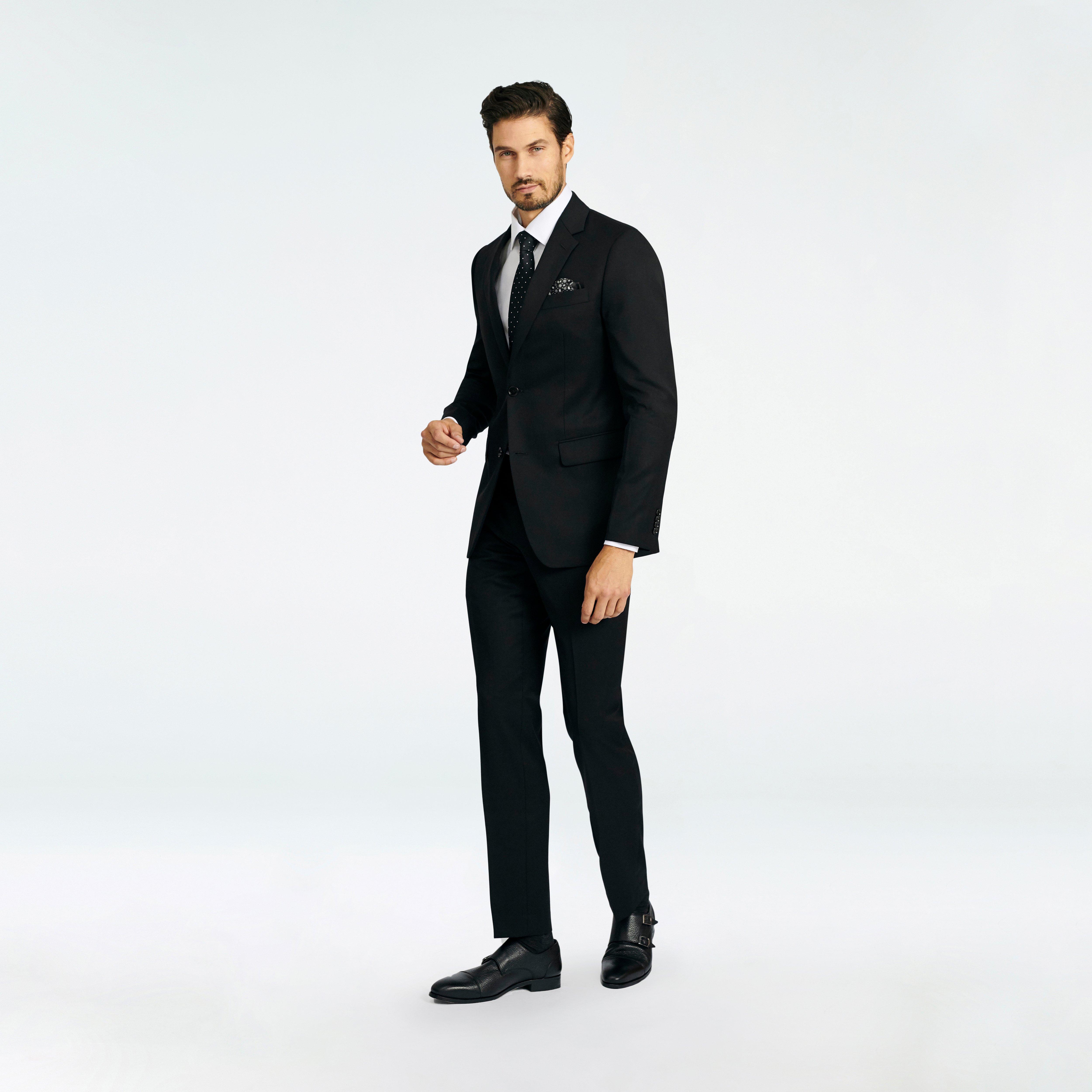 Hereford Cavalry Twill Black Suit 1 Hereford Cavalry Twill Black Suit
