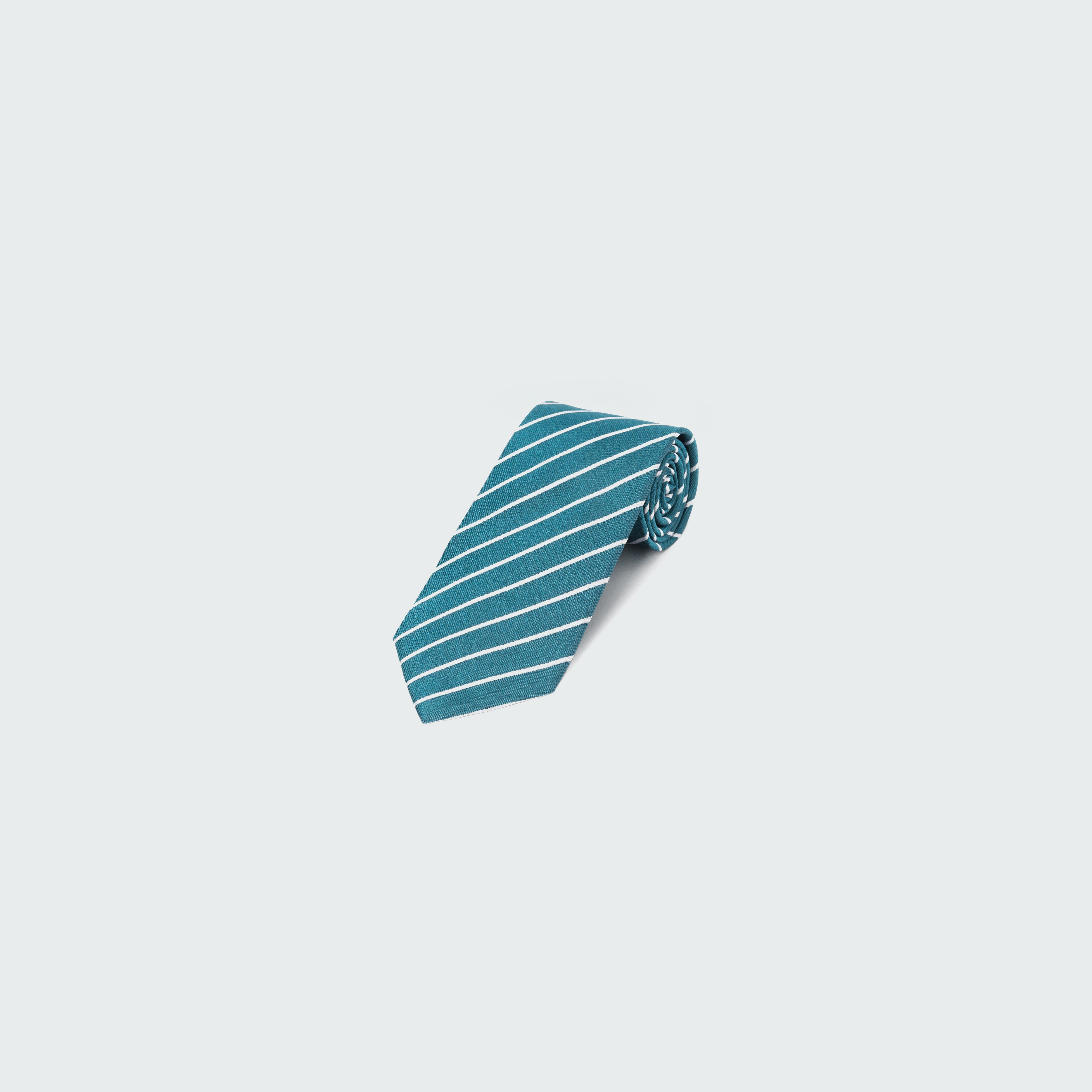 Teal Stripe Tie 2 Teal Stripe Tie