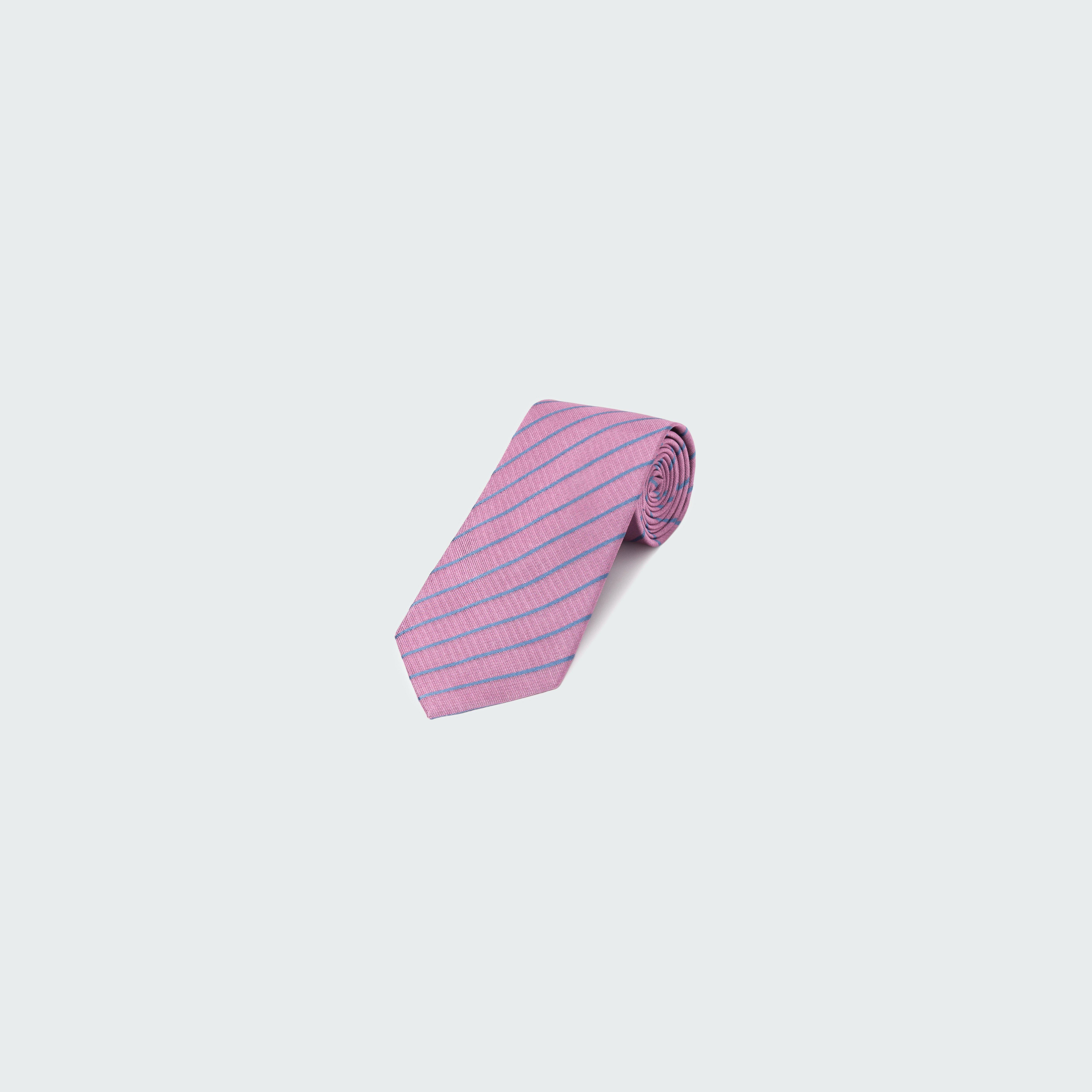 Pink Stripe Tie