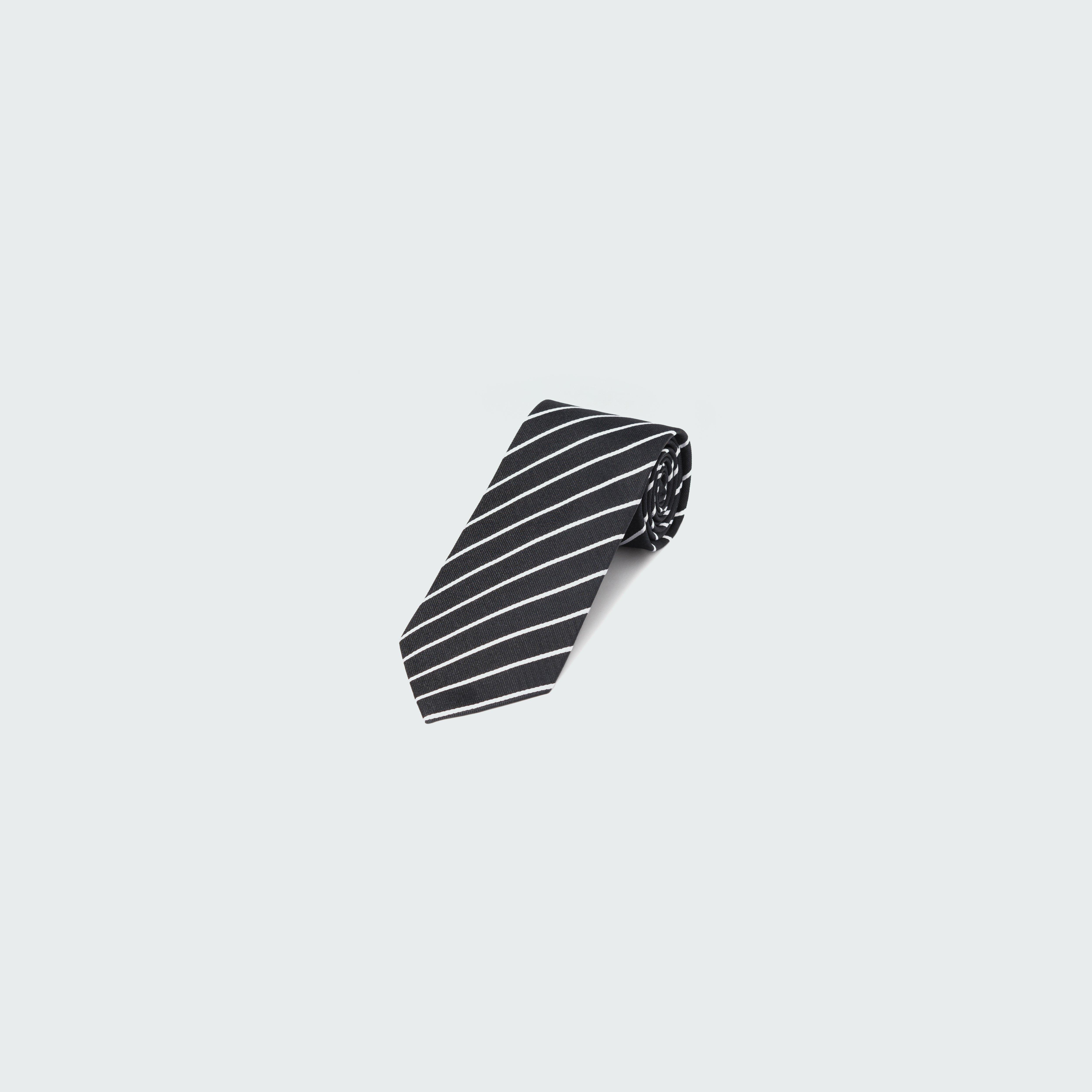 Black Stripe Tie