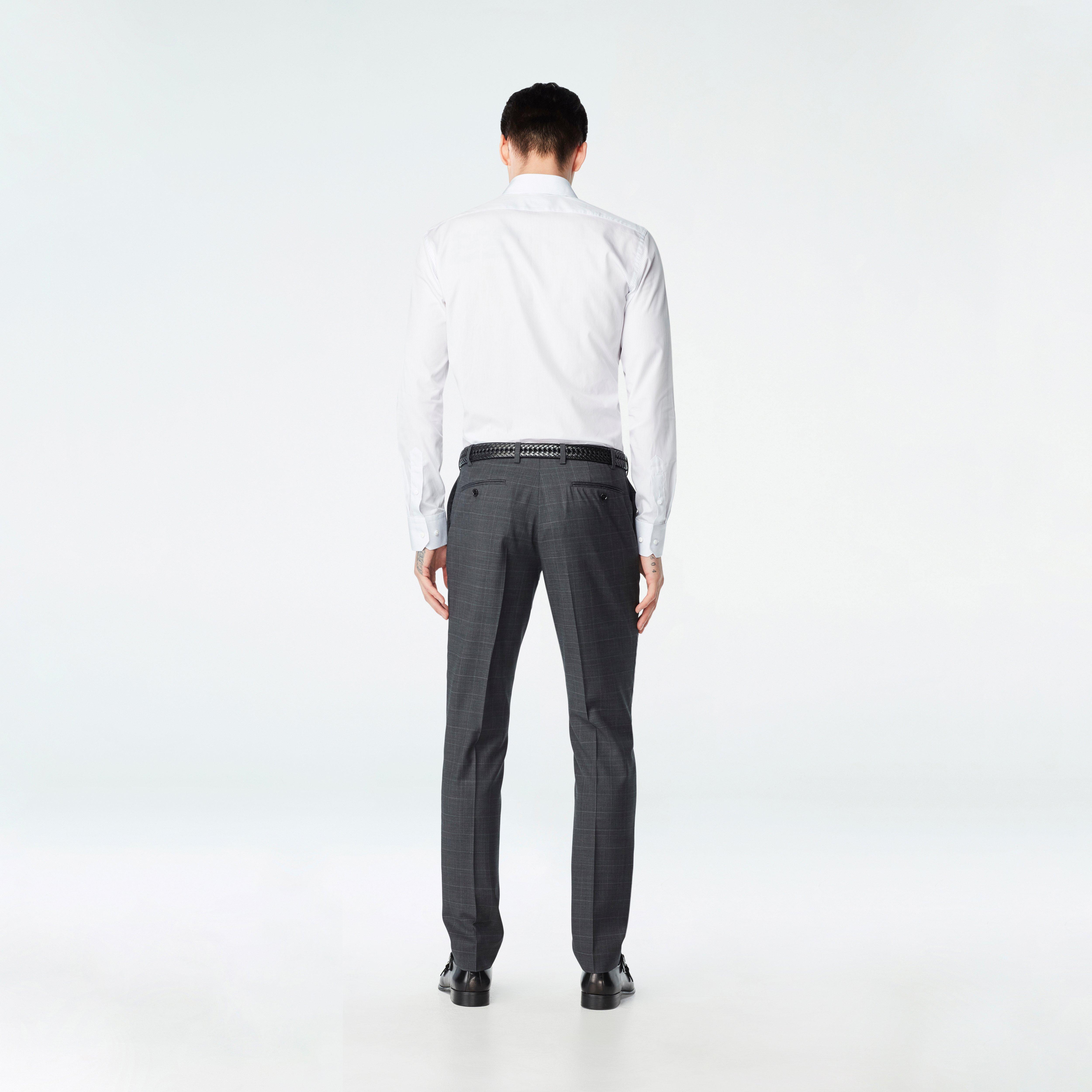 Hemsworth Prince of Wales Charcoal Suit