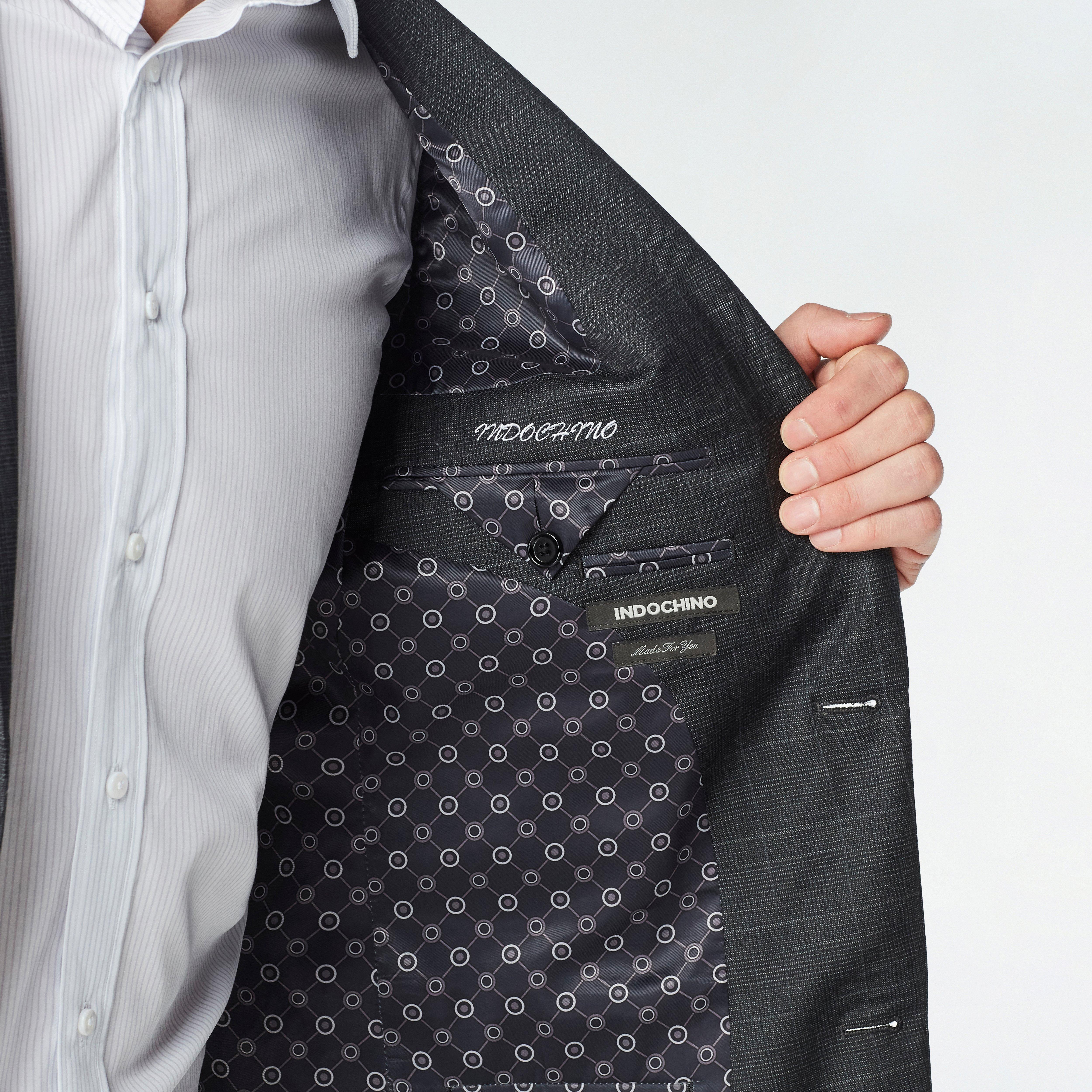 Hemsworth Prince of Wales Charcoal Suit