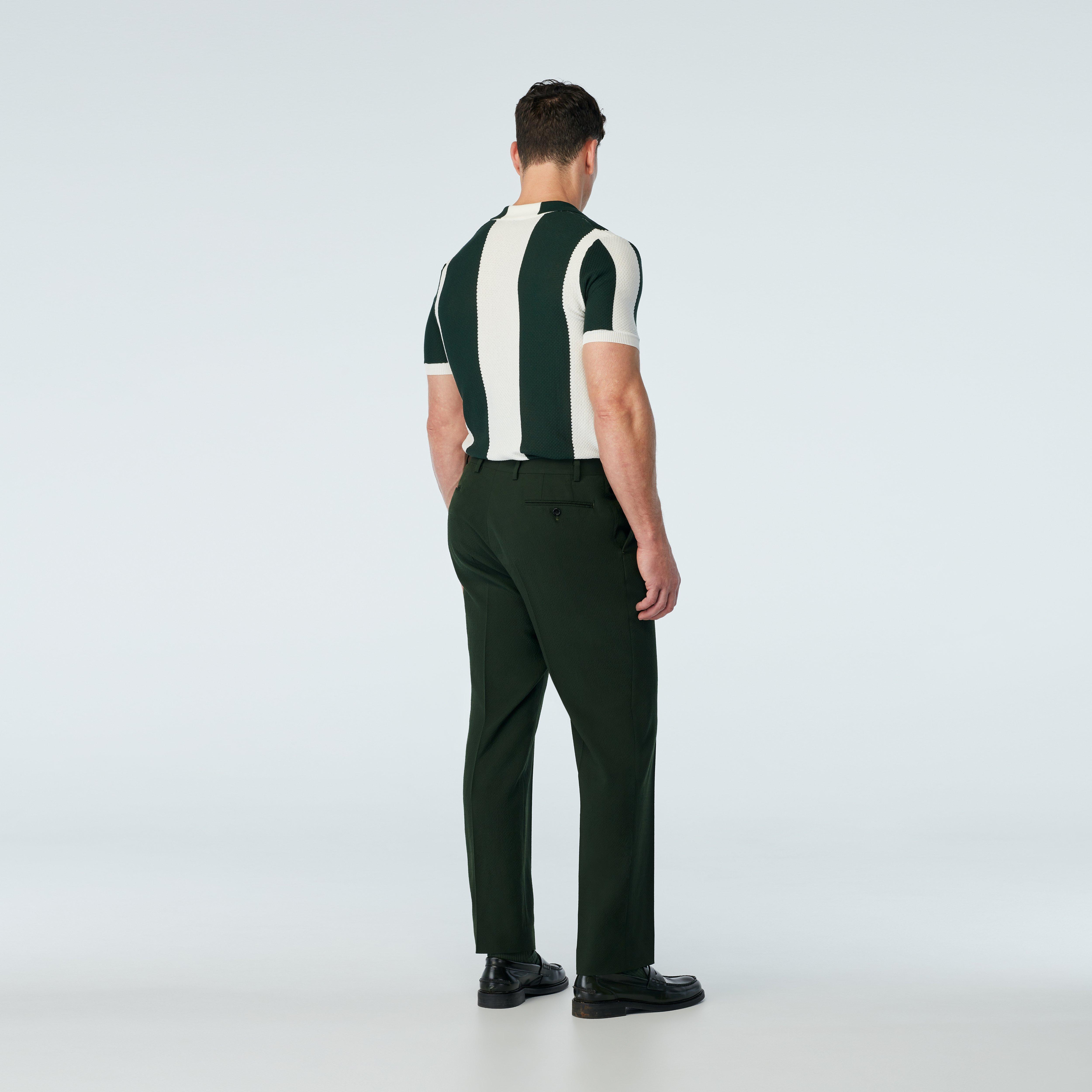 Stapleford Seersucker Olive pants