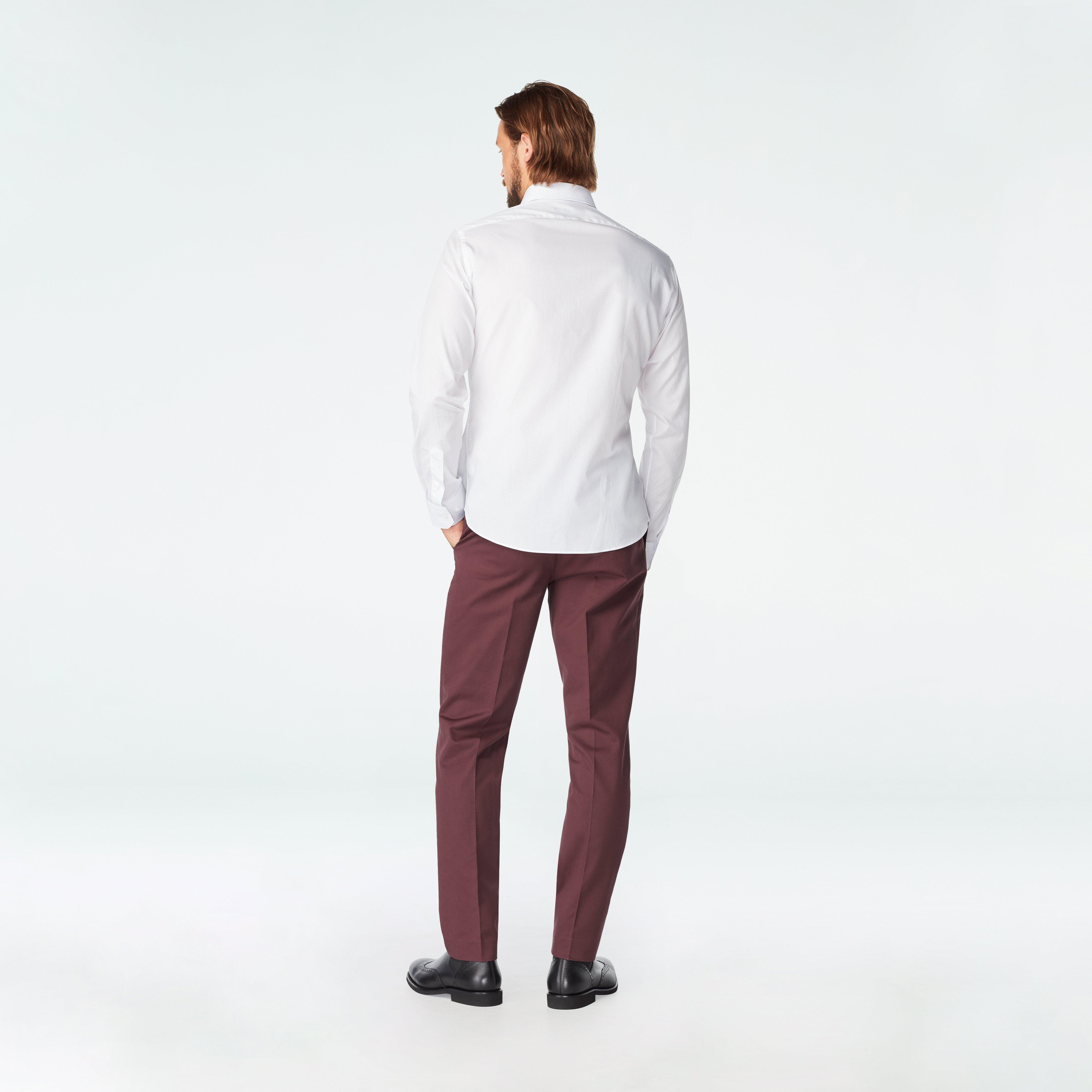 Hayton Dot Gray Casual Shirt