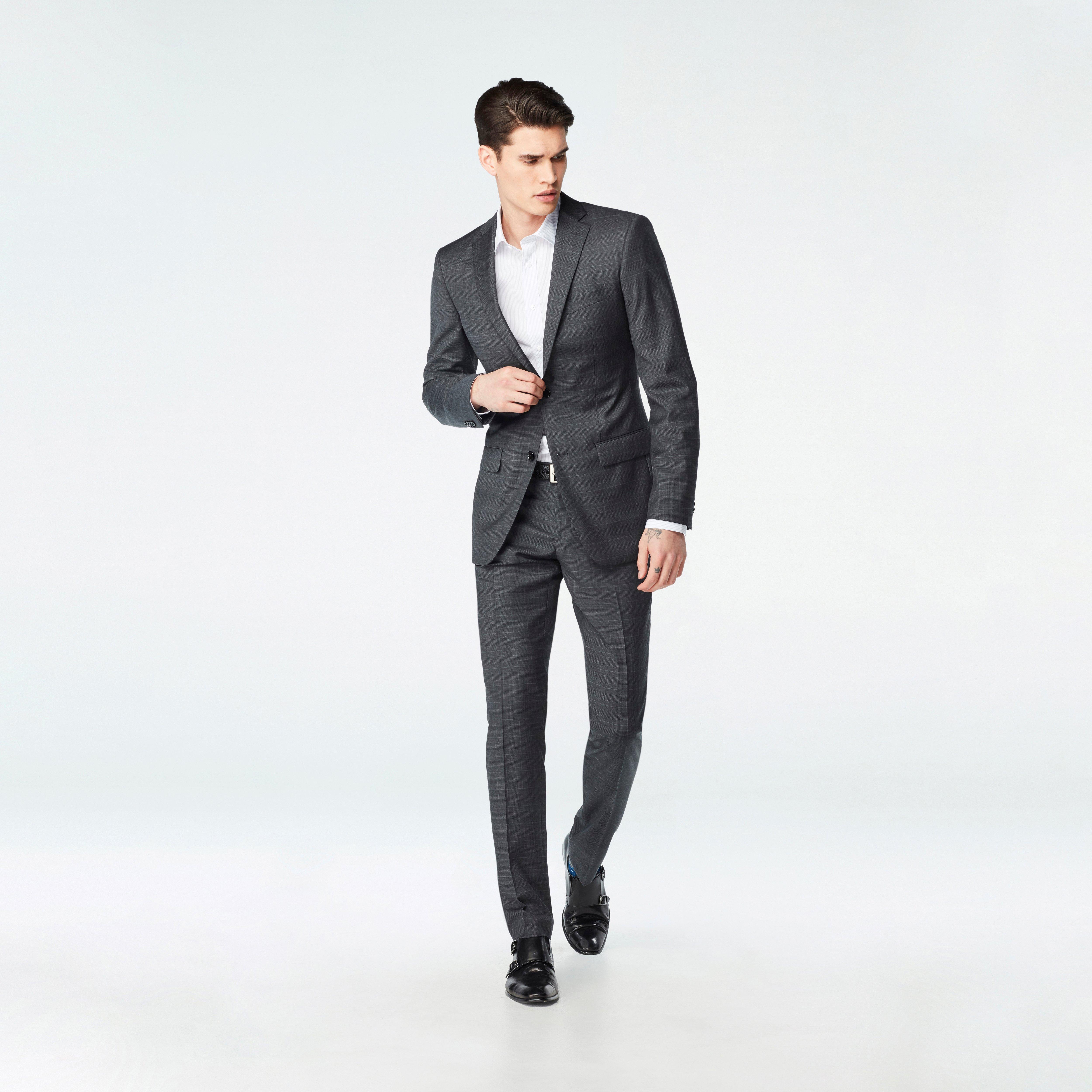 Hemsworth Prince of Wales Charcoal Blazer