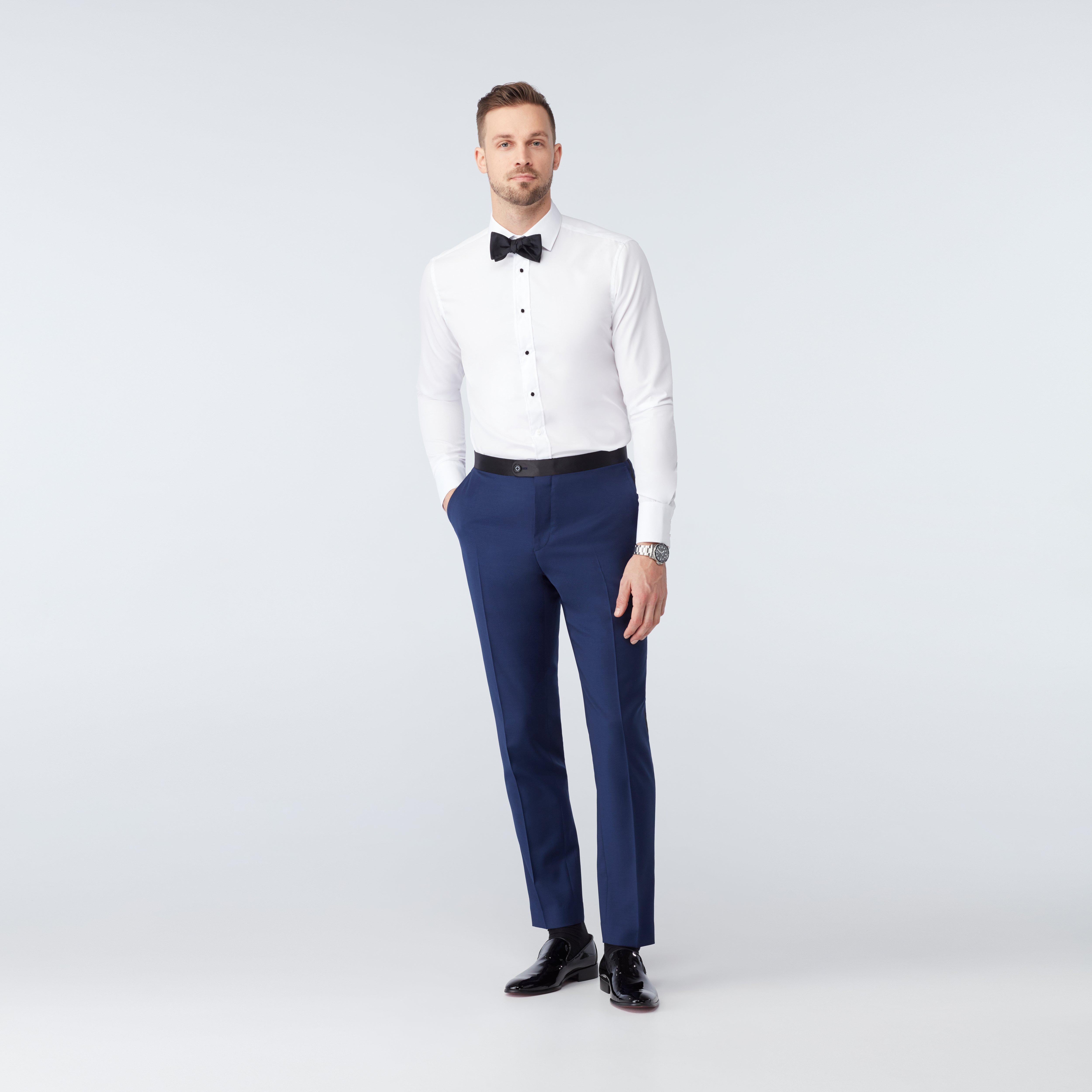Highworth Navy Tuxedo Pants 1 Highworth Navy Tuxedo Pants