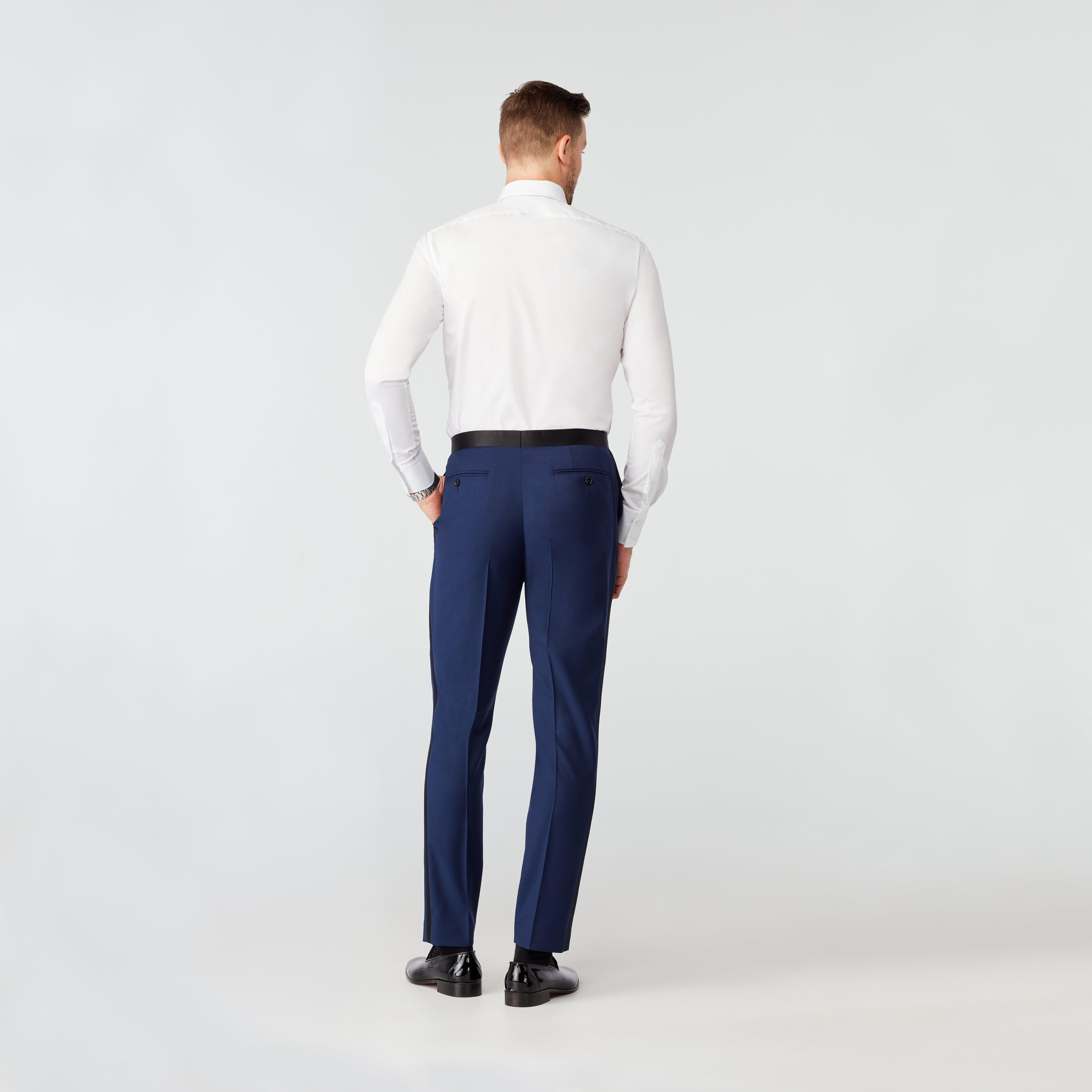 Highworth Navy Tuxedo Pants 2 Highworth Navy Tuxedo Pants