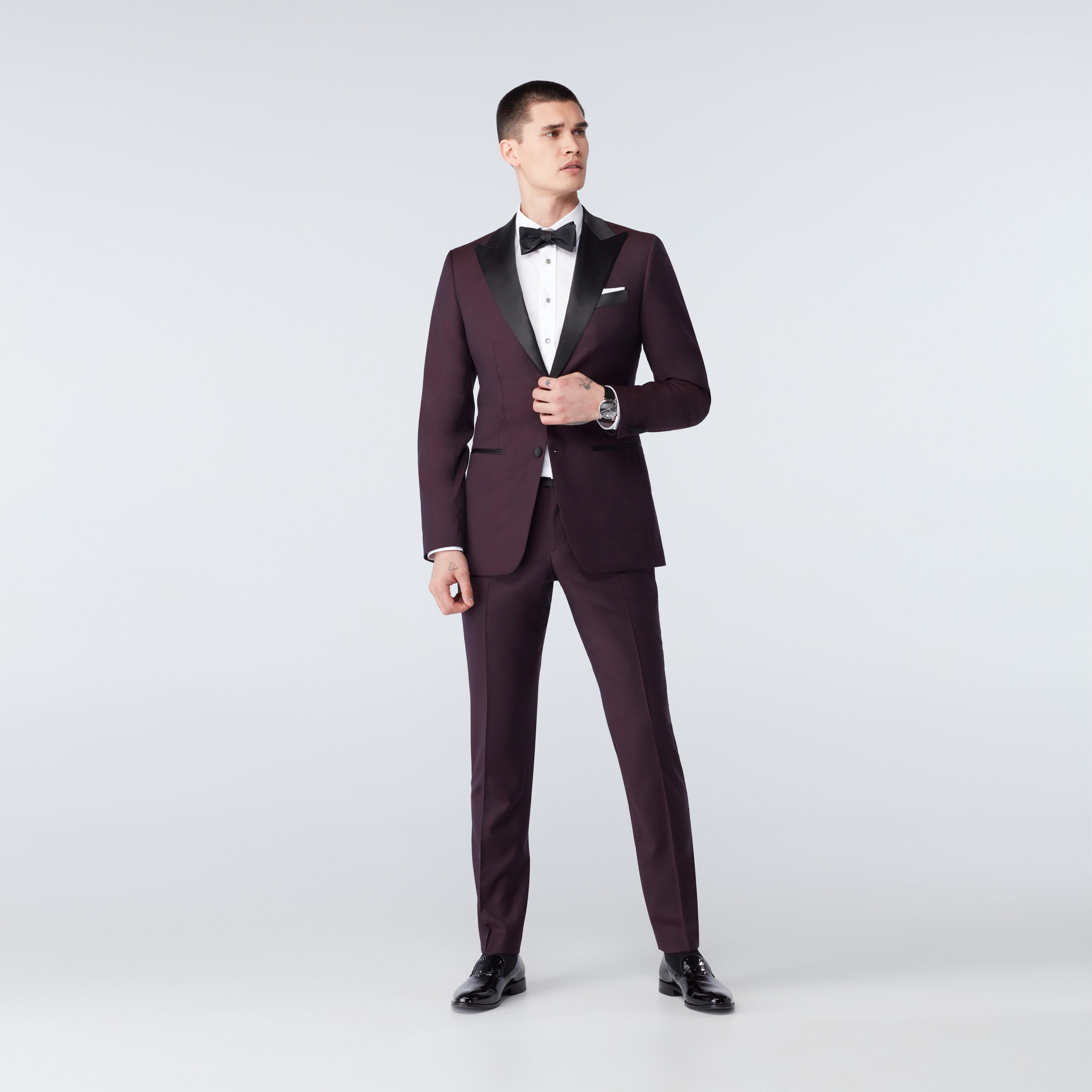 Highworth Burgundy Tuxedo