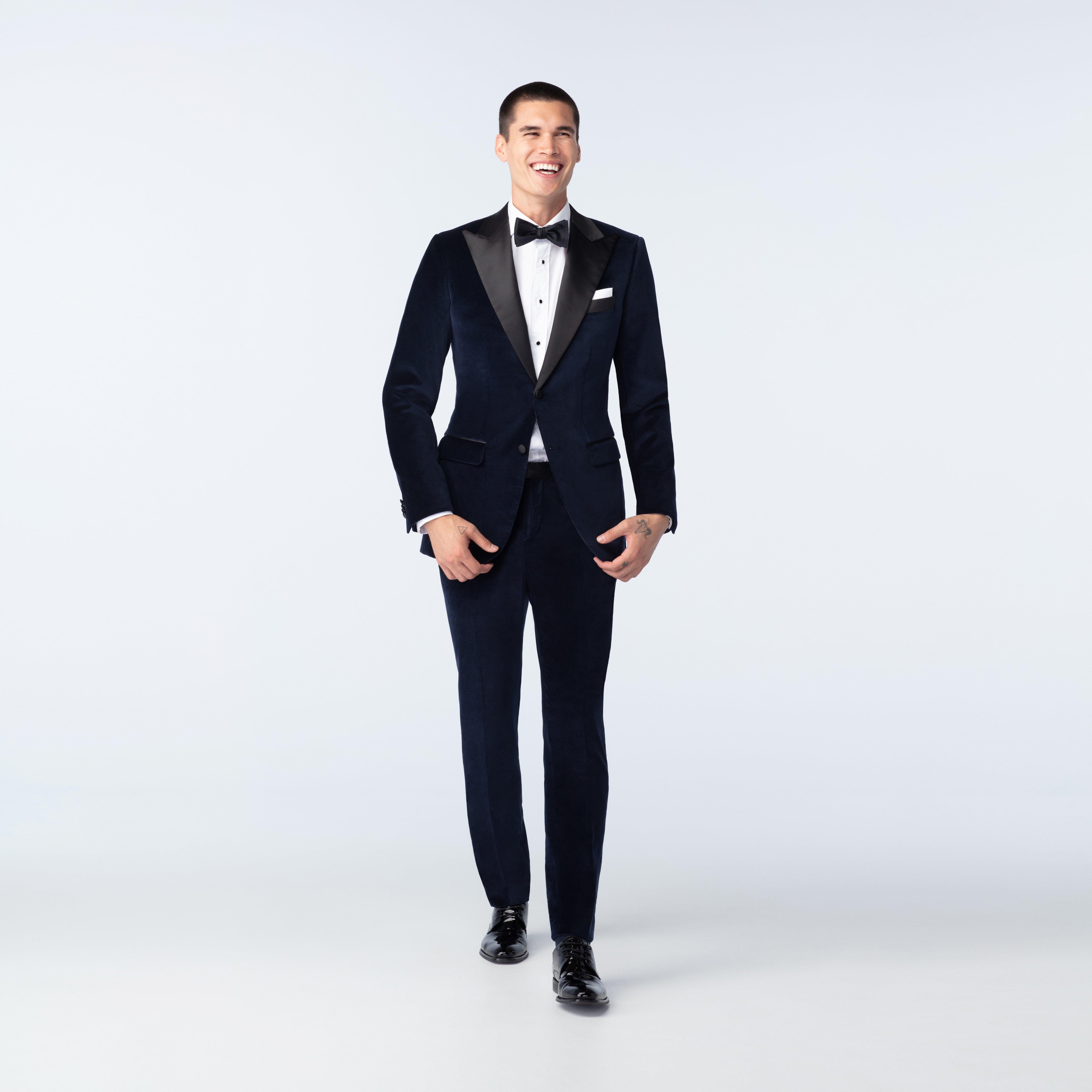 Harford Velvet Navy Tuxedo 1 Harford Velvet Navy Tuxedo