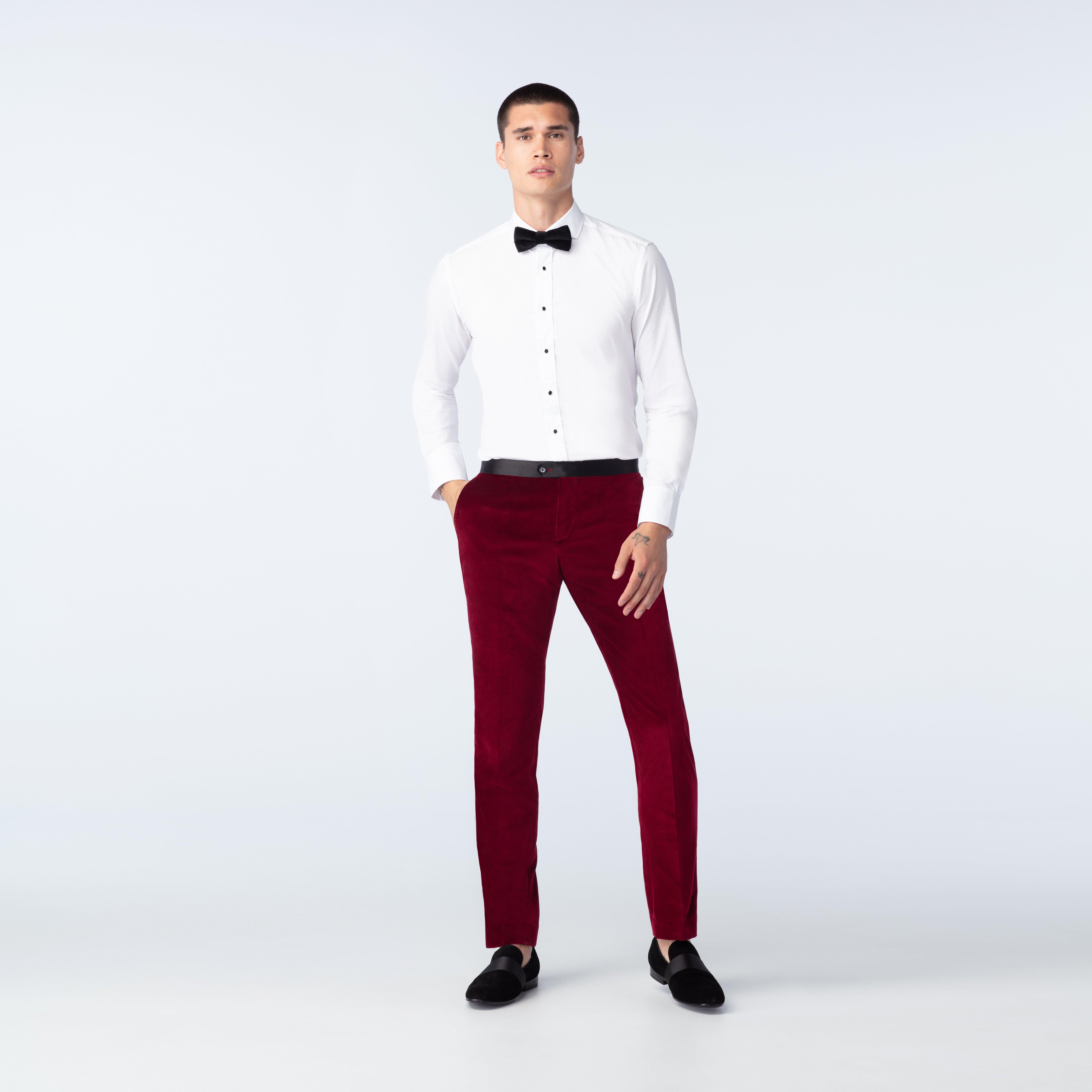 Harford Velvet Burgundy Tuxedo 3 Harford Velvet Burgundy Tuxedo