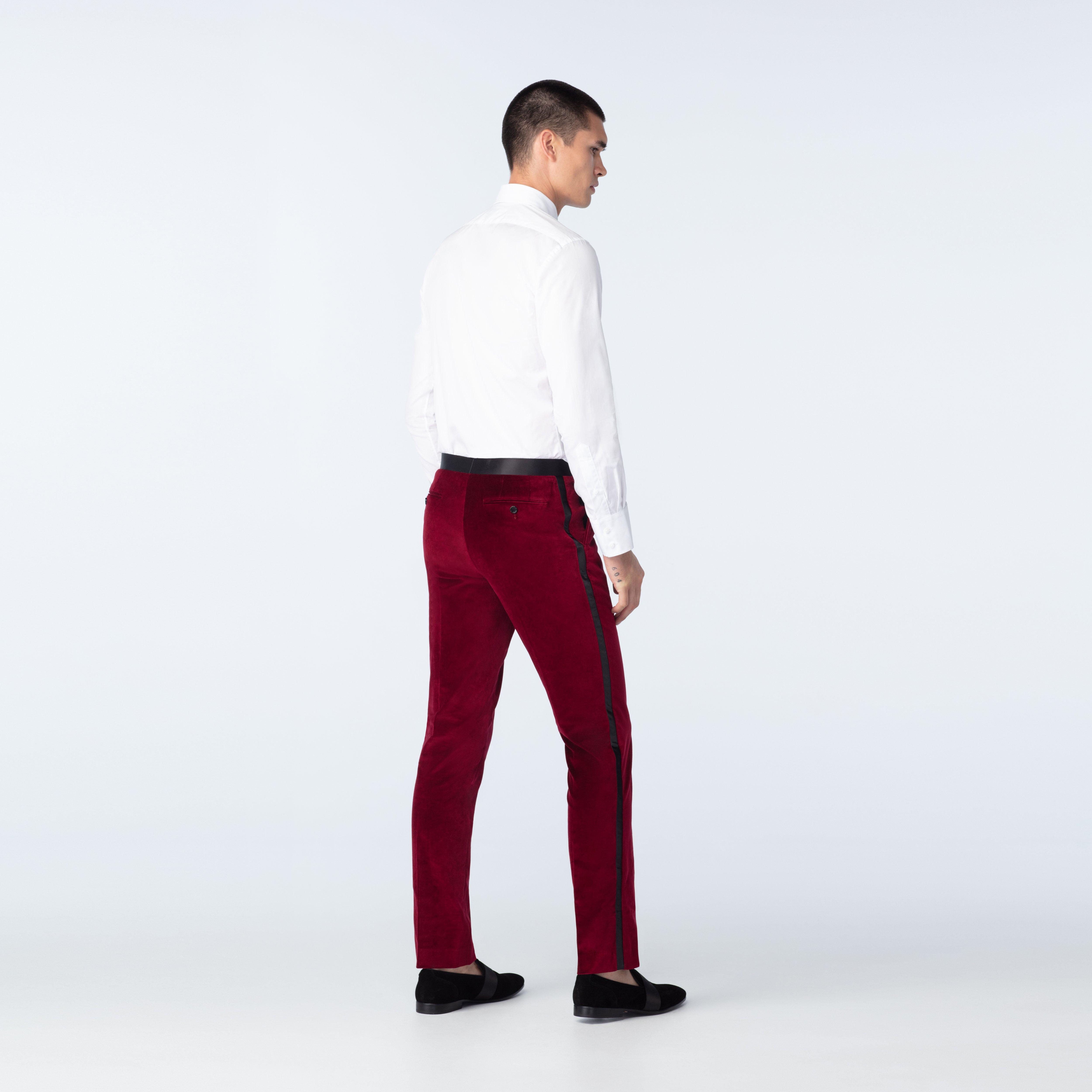 Harford Velvet Burgundy Tuxedo 4 Harford Velvet Burgundy Tuxedo