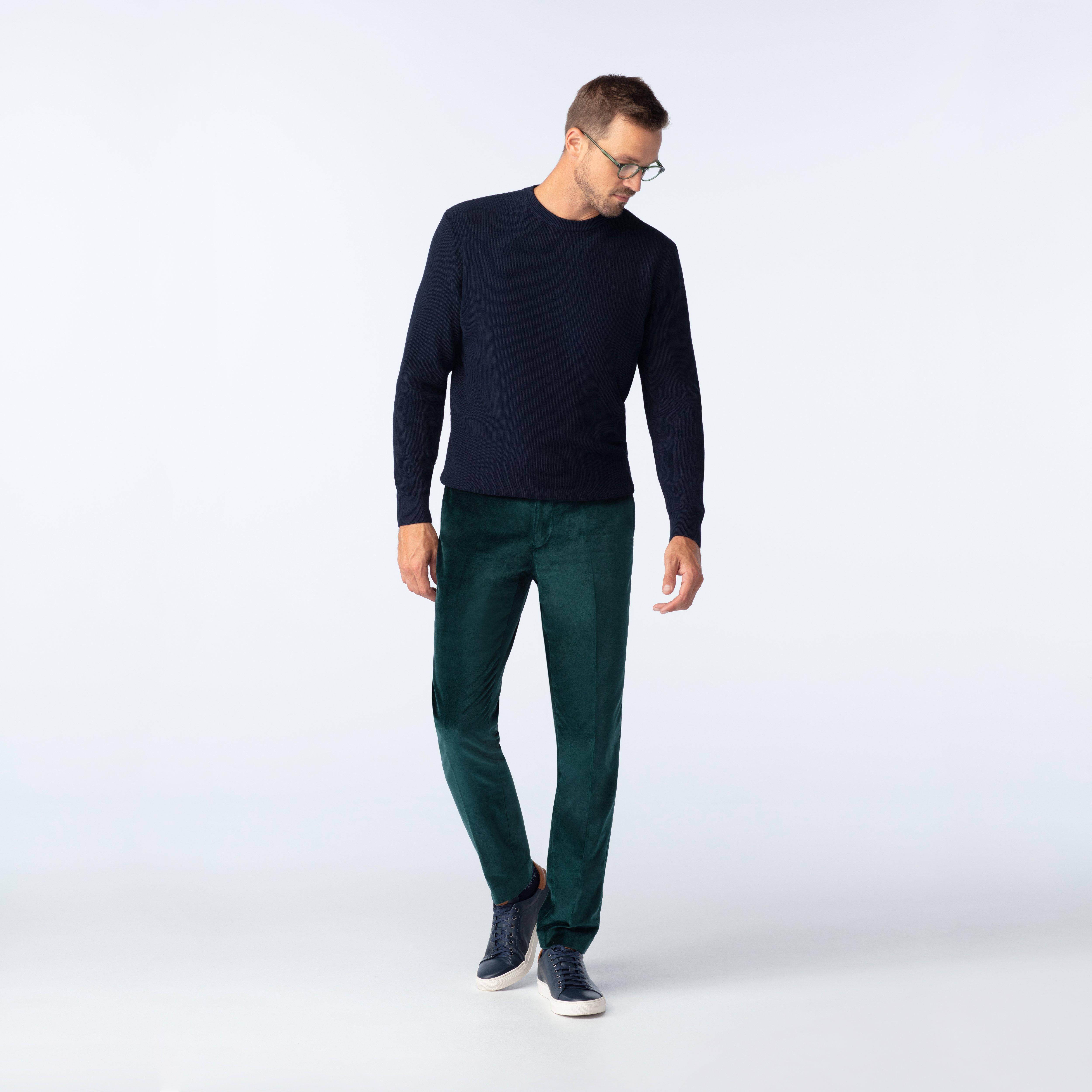 Harford Velvet Emerald Suit