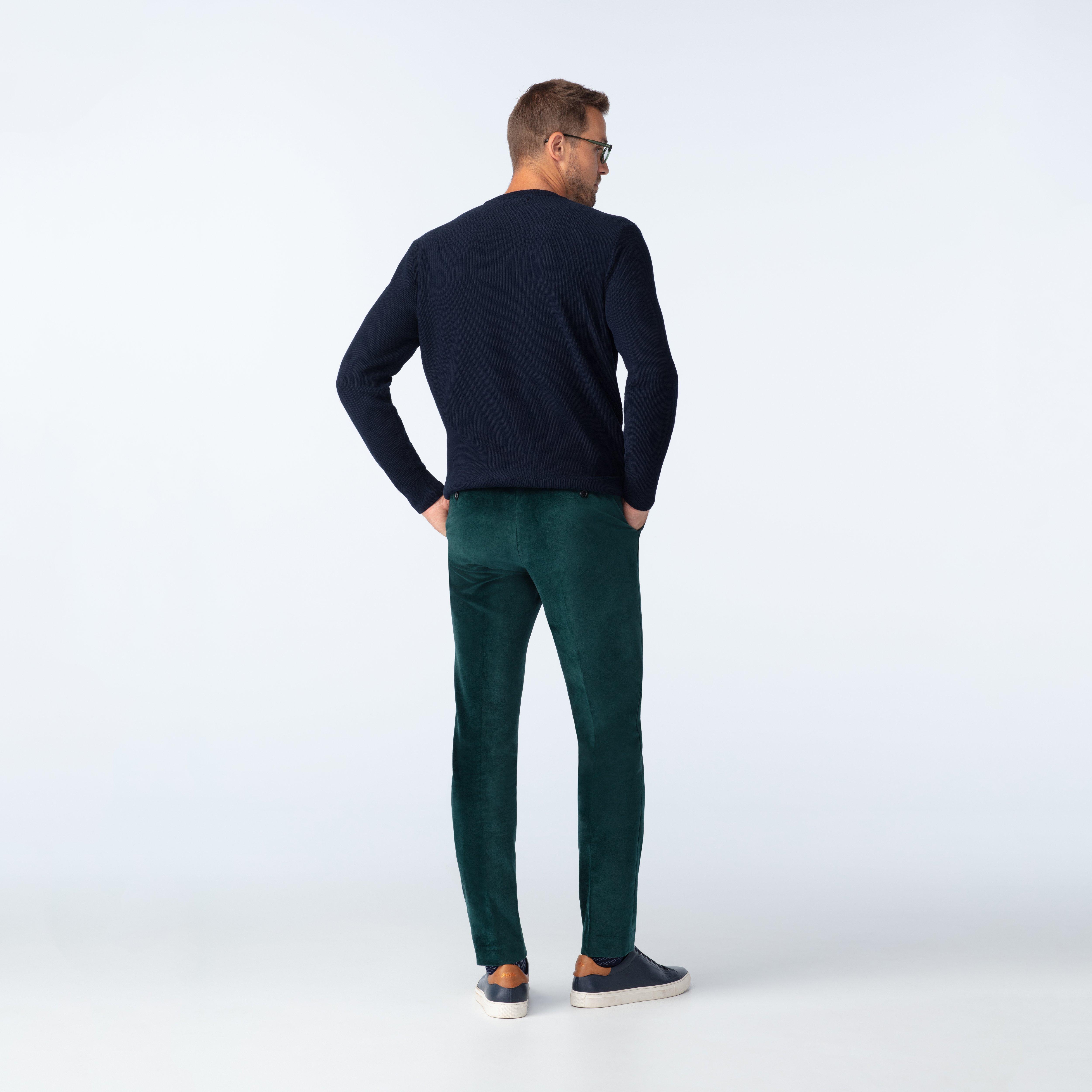 Harford Velvet Emerald Suit
