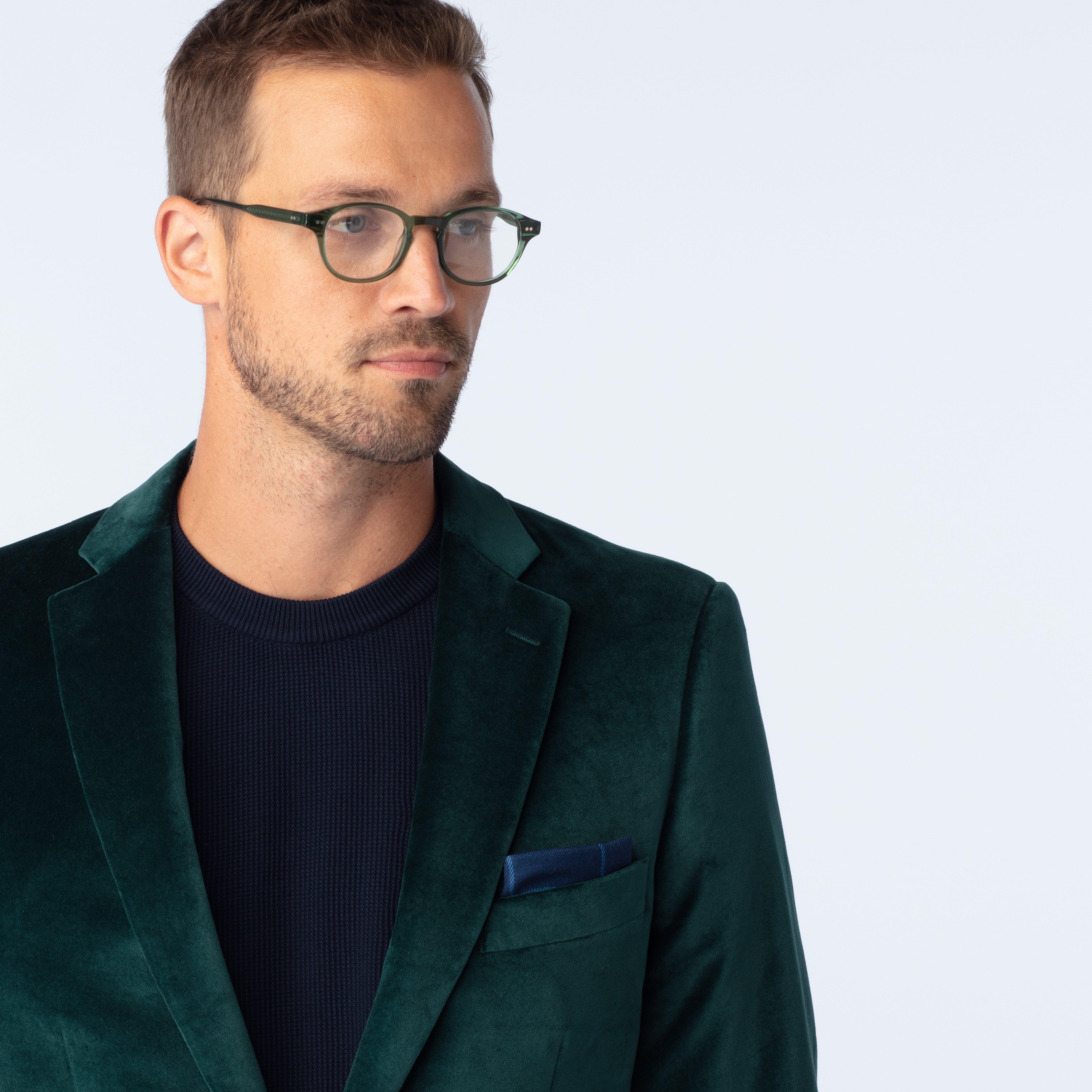 Harford Velvet Emerald Suit