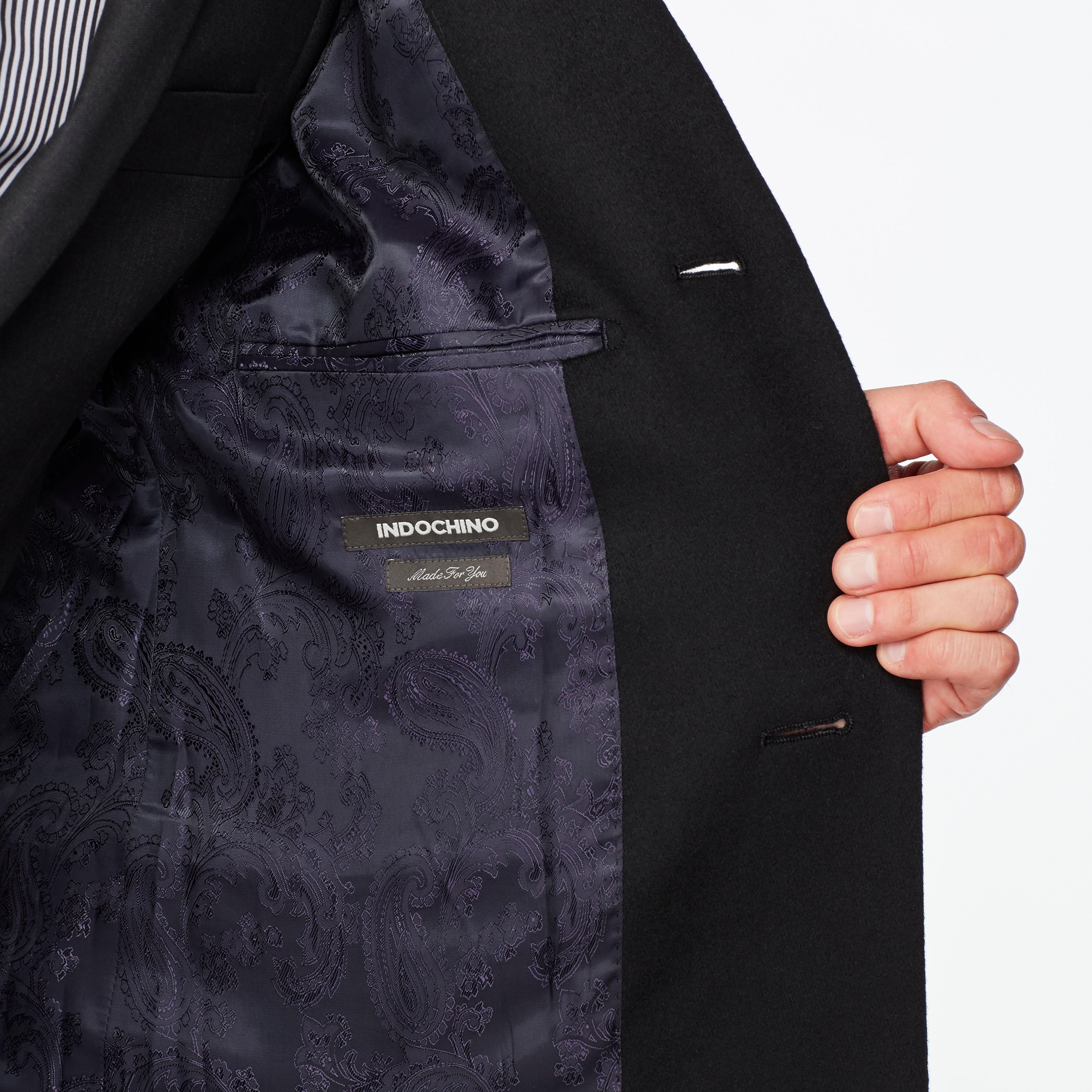 Heartford Black Overcoat