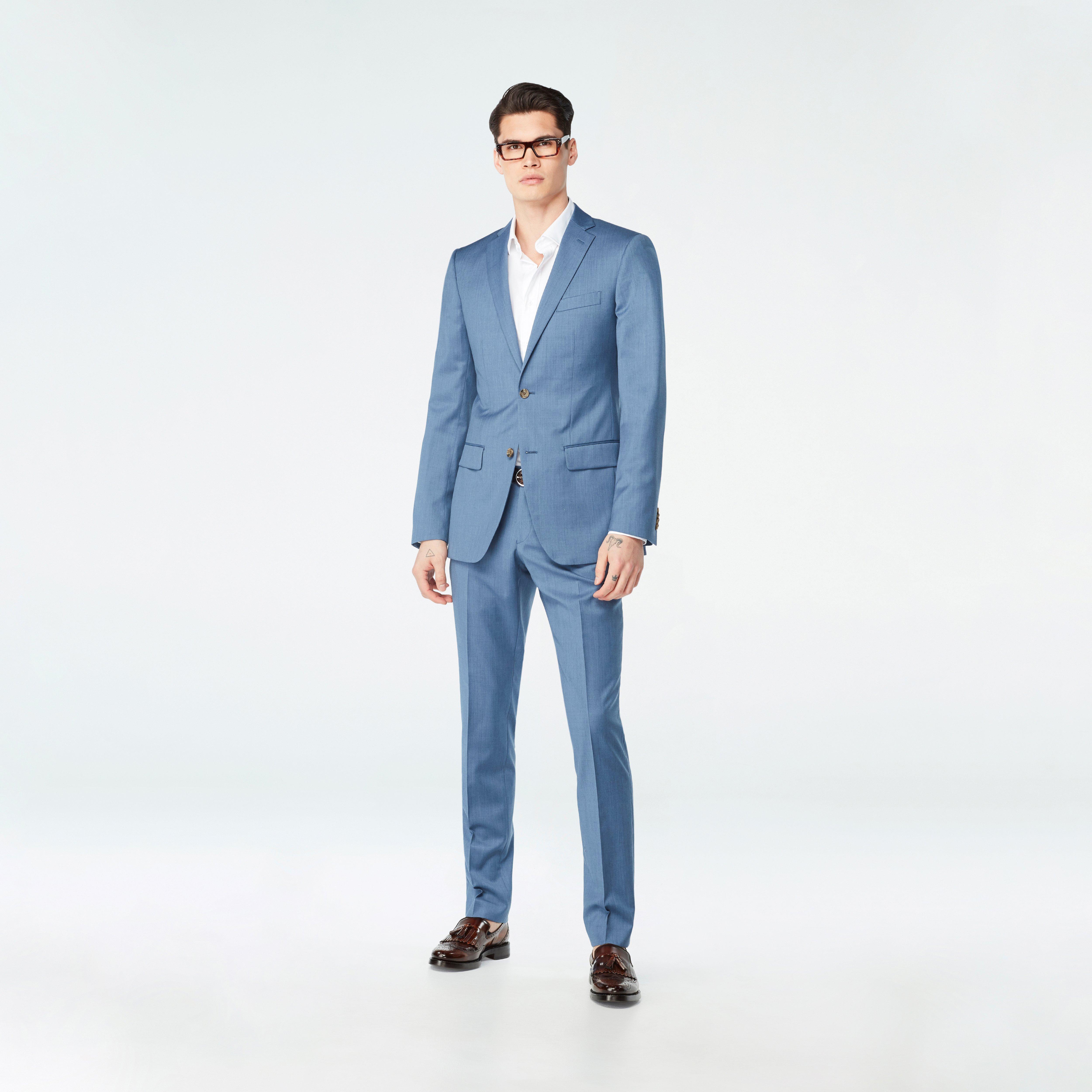 Hemsworth Light Blue Blazer 1 Hemsworth Light Blue Blazer