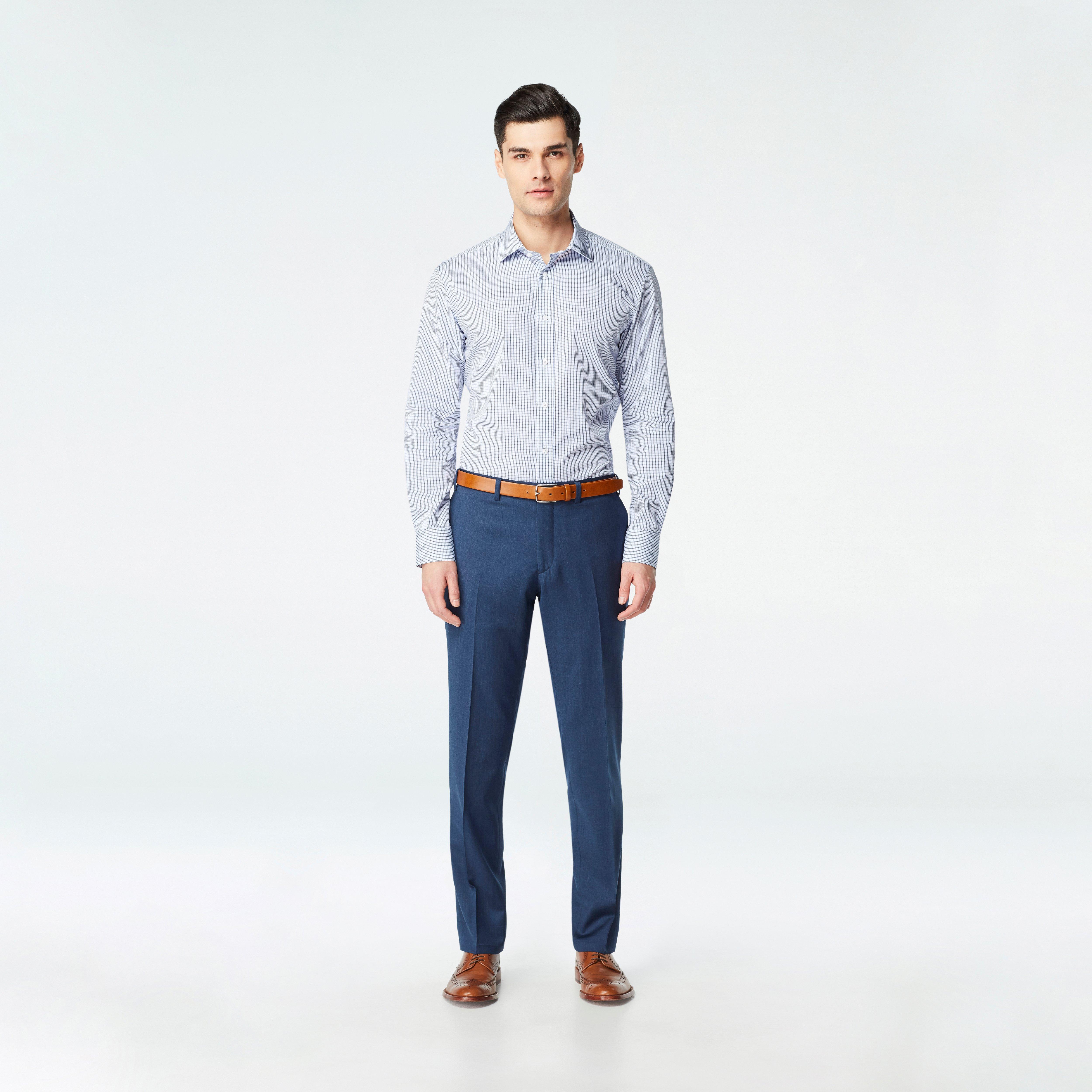 Hemsworth Deep Blue Pants 1 Hemsworth Deep Blue Pants