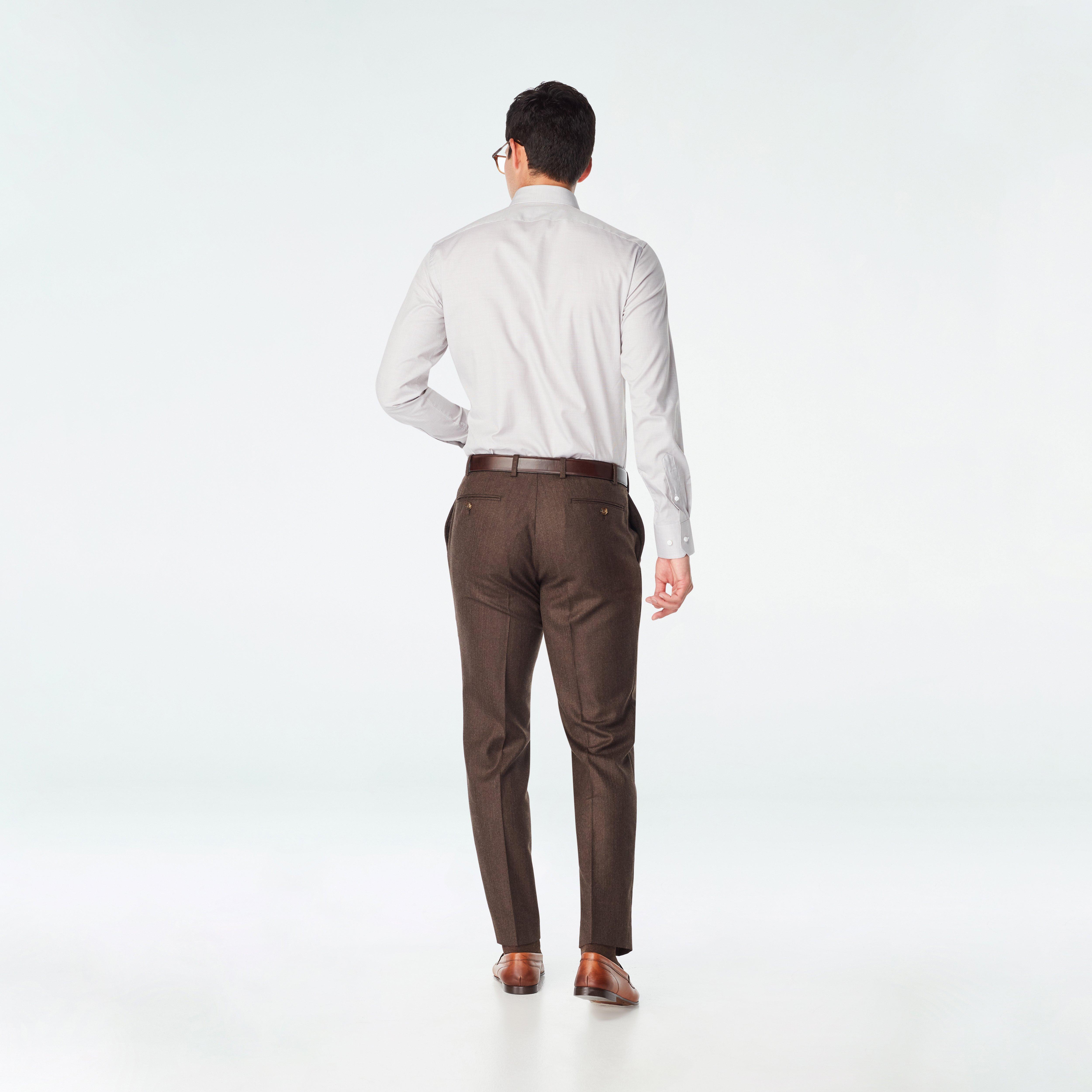 Prescot Herringbone Dark Brown Suit 4 Prescot Herringbone Dark Brown Suit