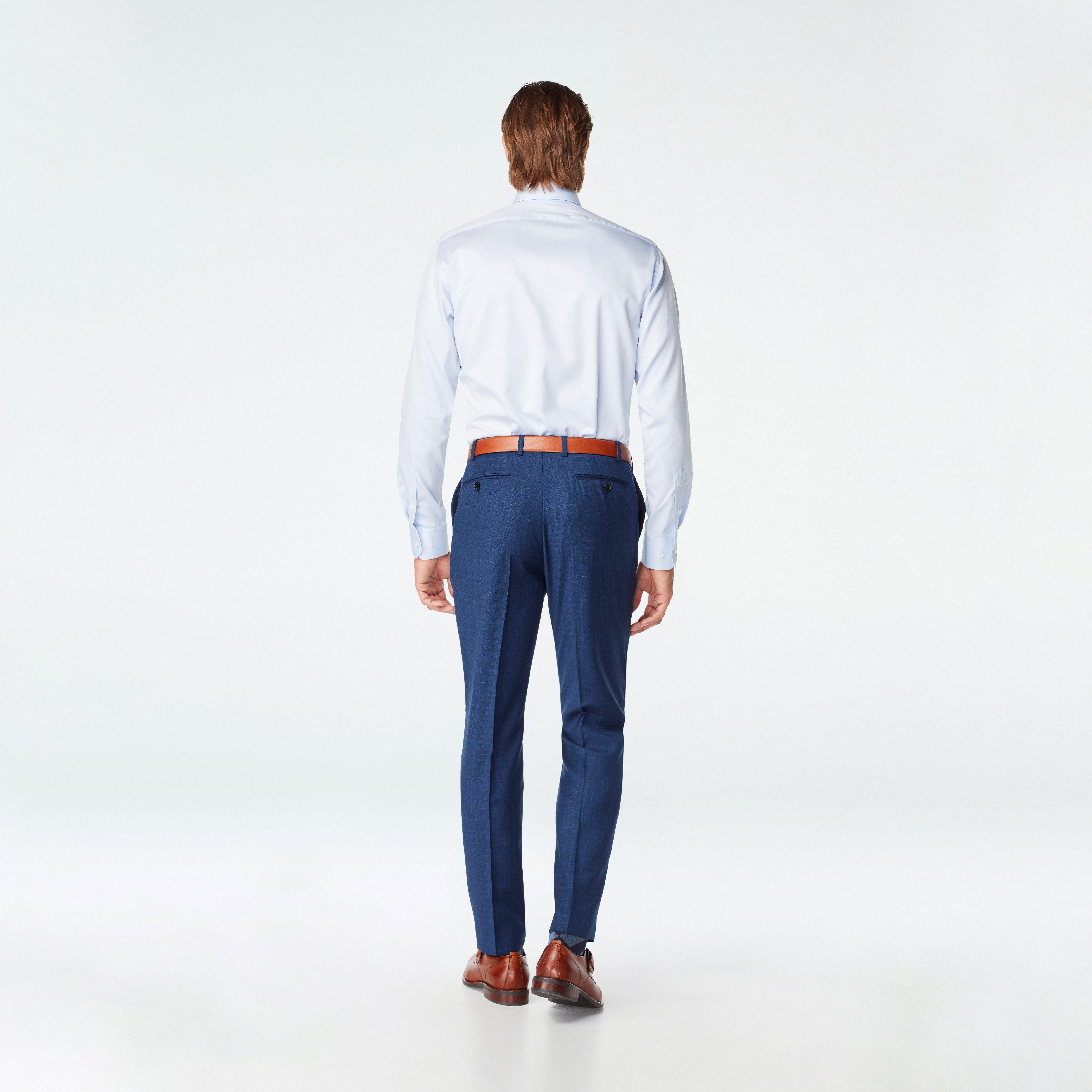 Harrogate Glen Check Navy Pants 2 Harrogate Glen Check Navy Pants