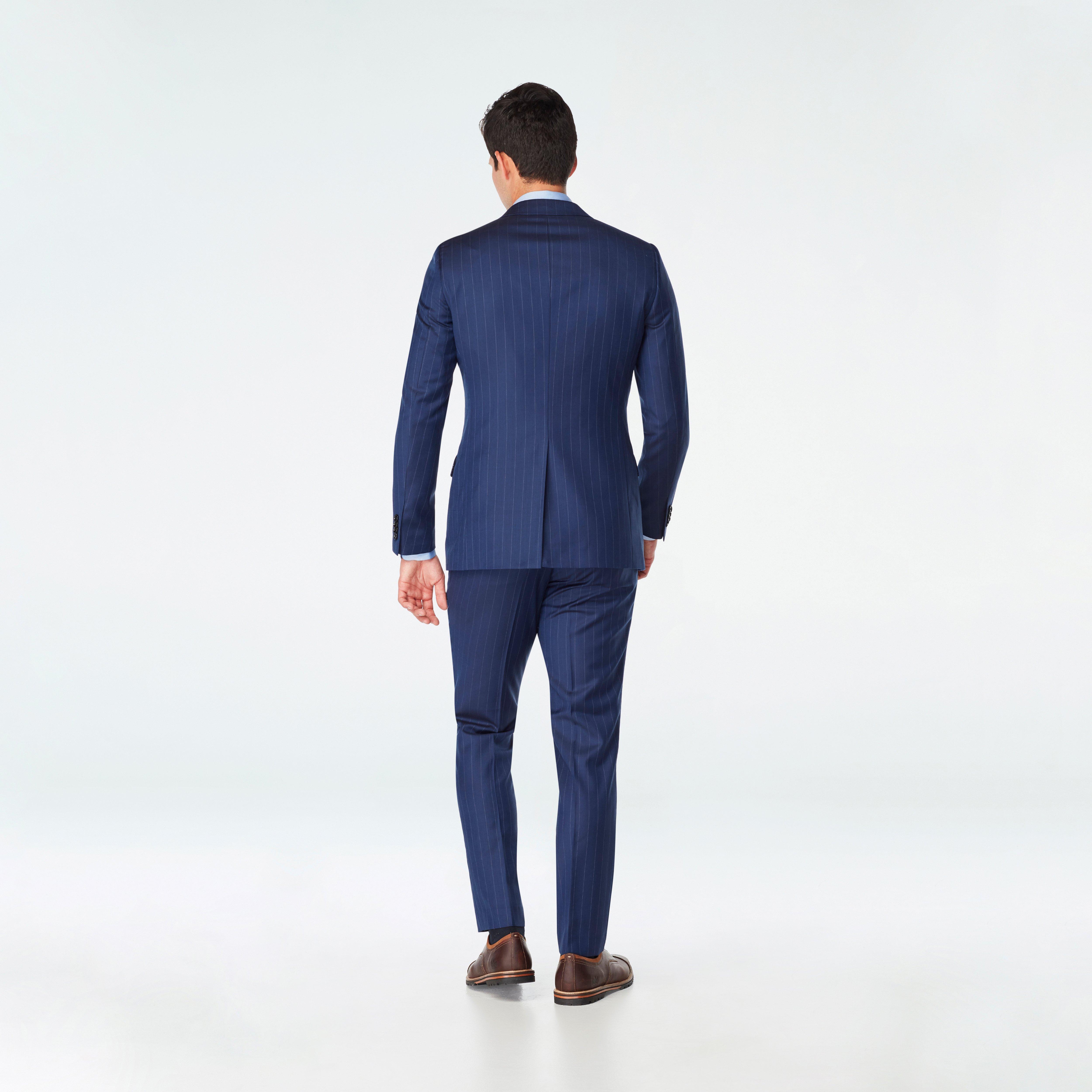 Hemsworth Stripe Navy Suit