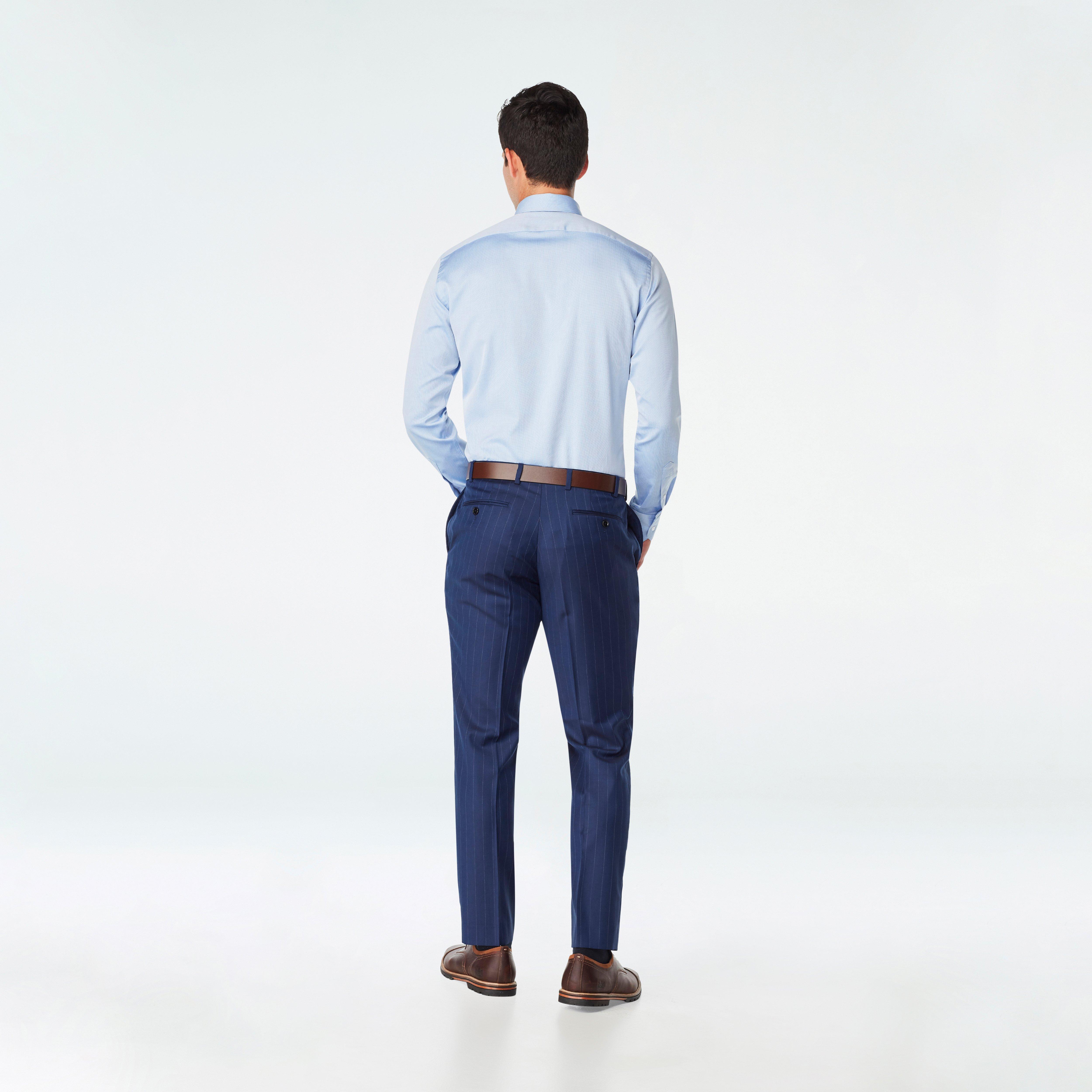 Hemsworth Stripe Navy Suit