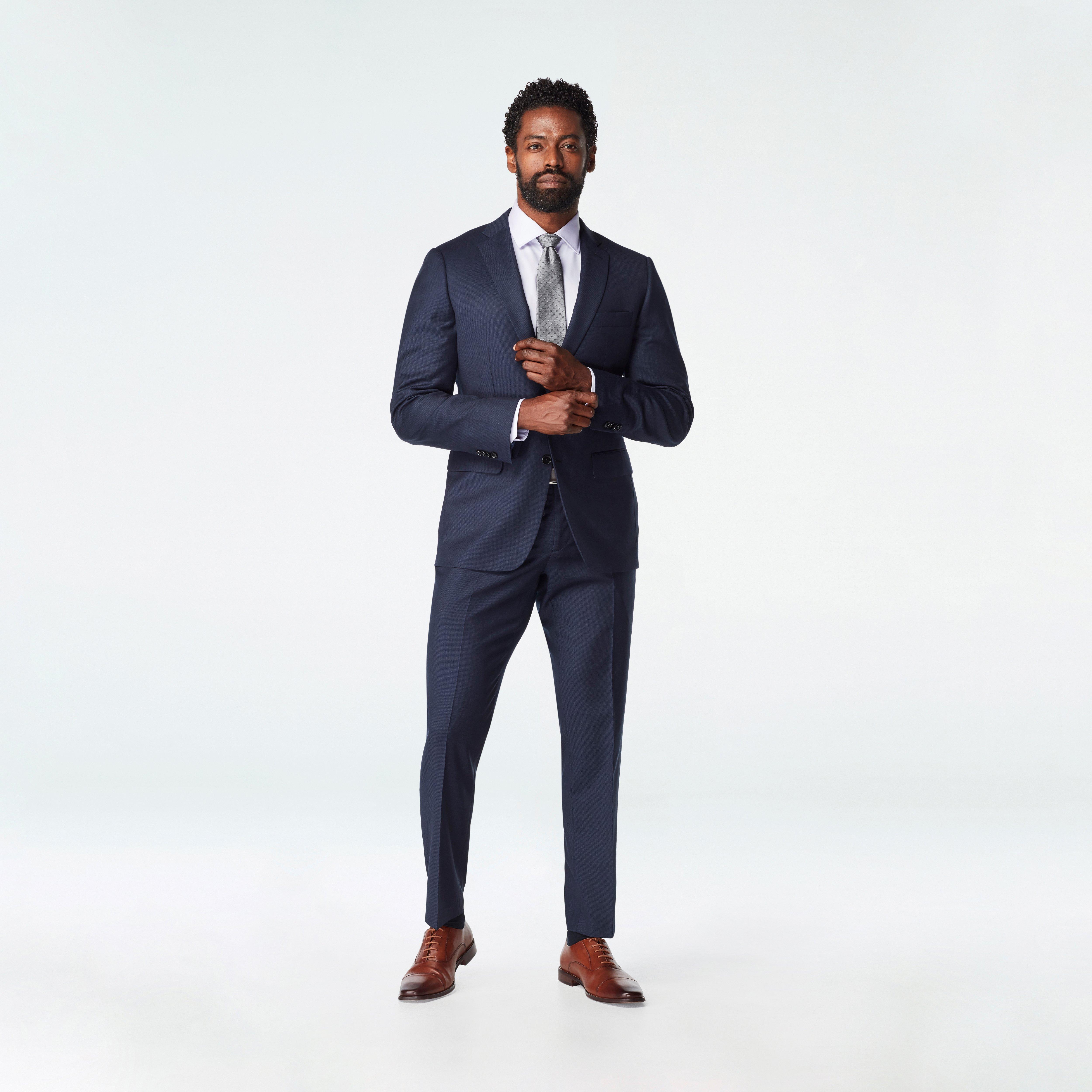 Highbridge Nailhead Navy Suit 1 Highbridge Nailhead Navy Suit