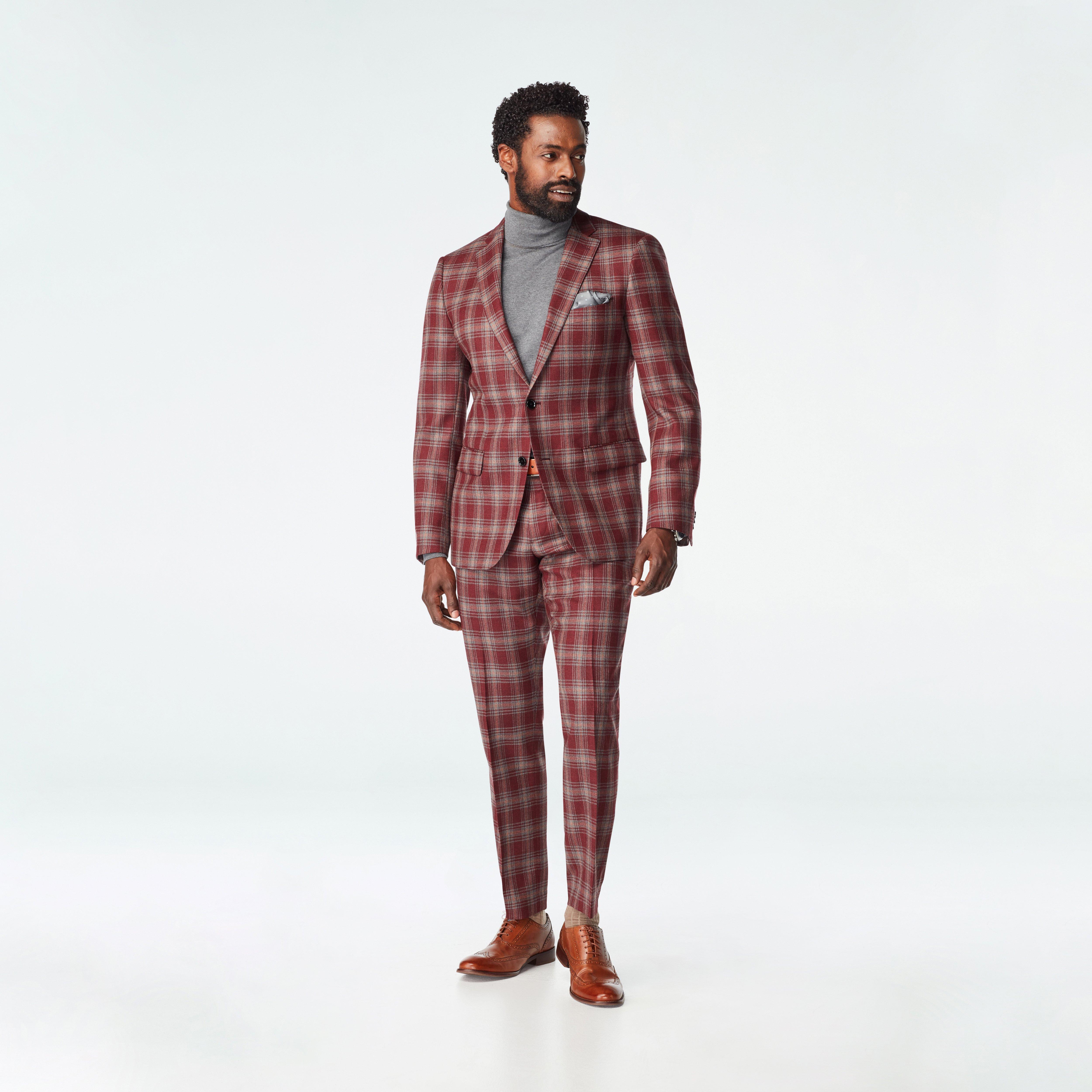 Danhill Plaid Red Blazer