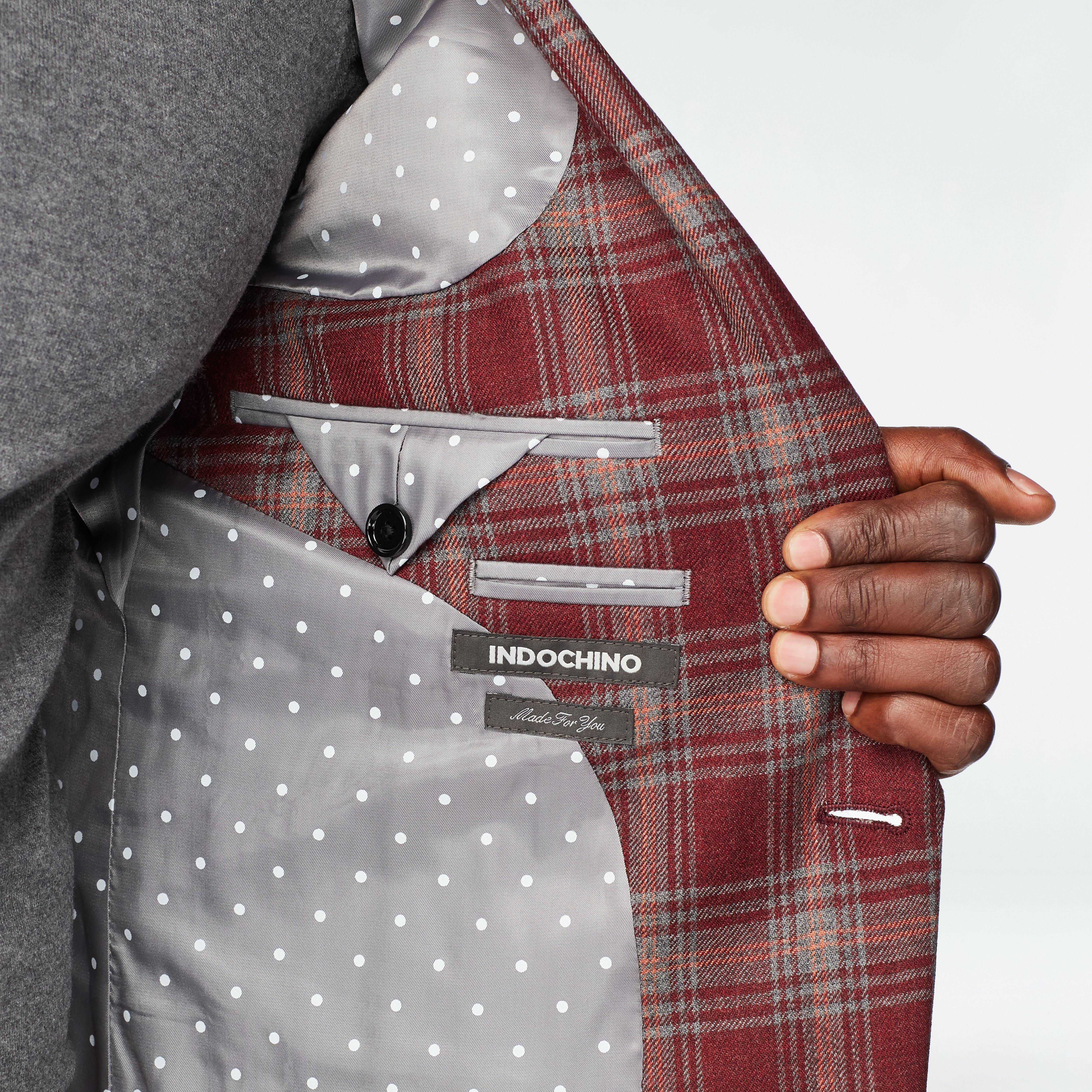 Danhill Plaid Red Blazer