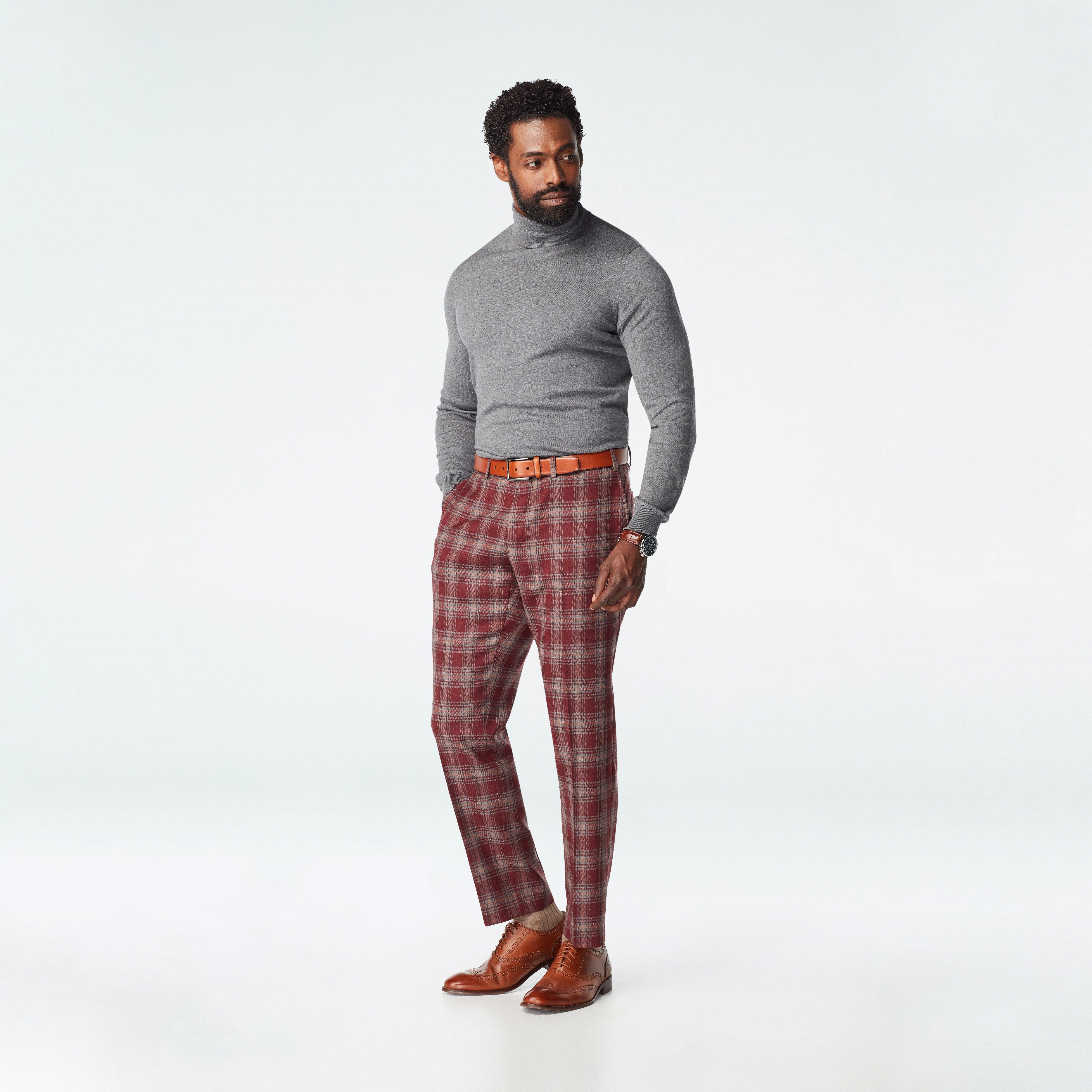 Danhill Plaid Red Pants