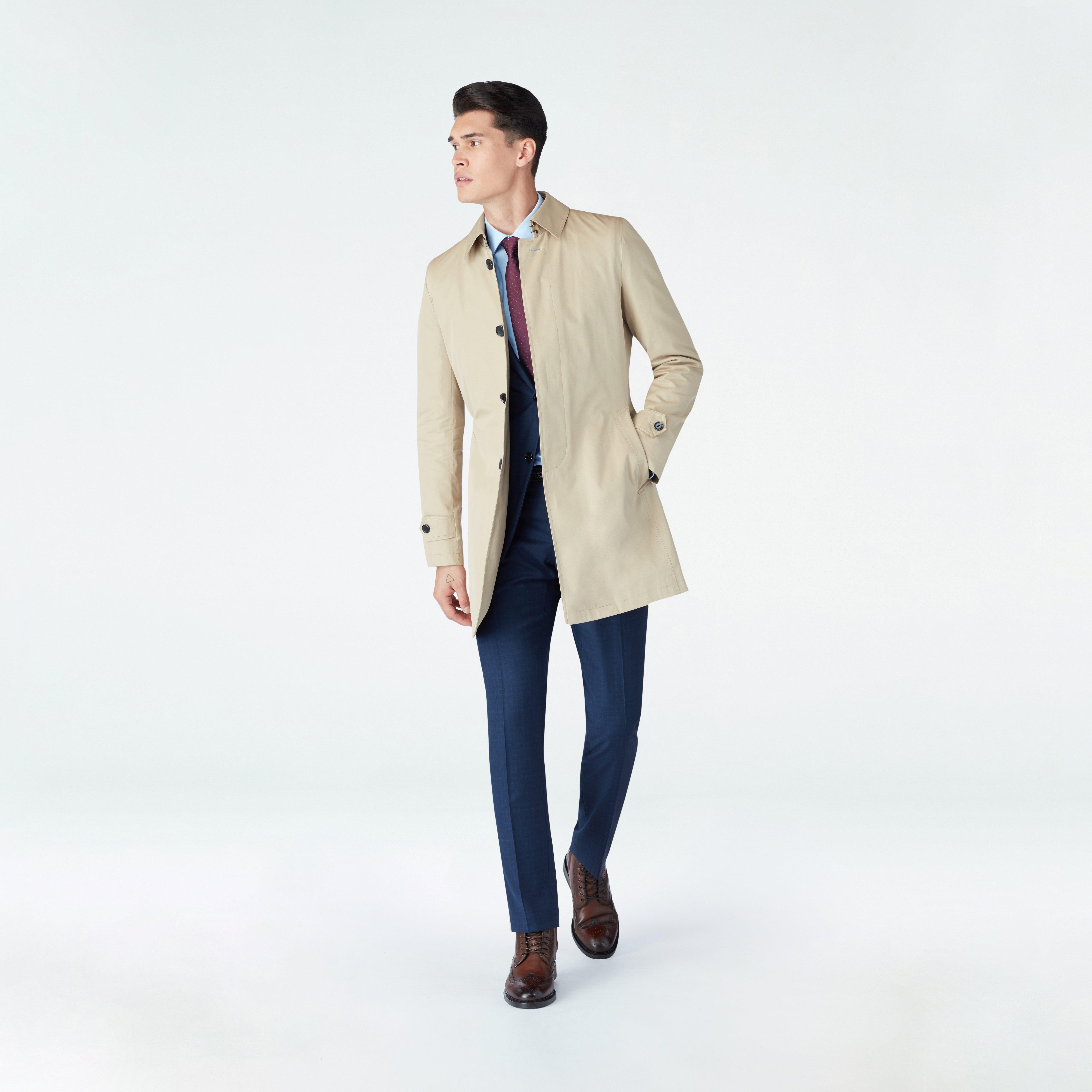 Highcliffe Khaki Mac Coat
