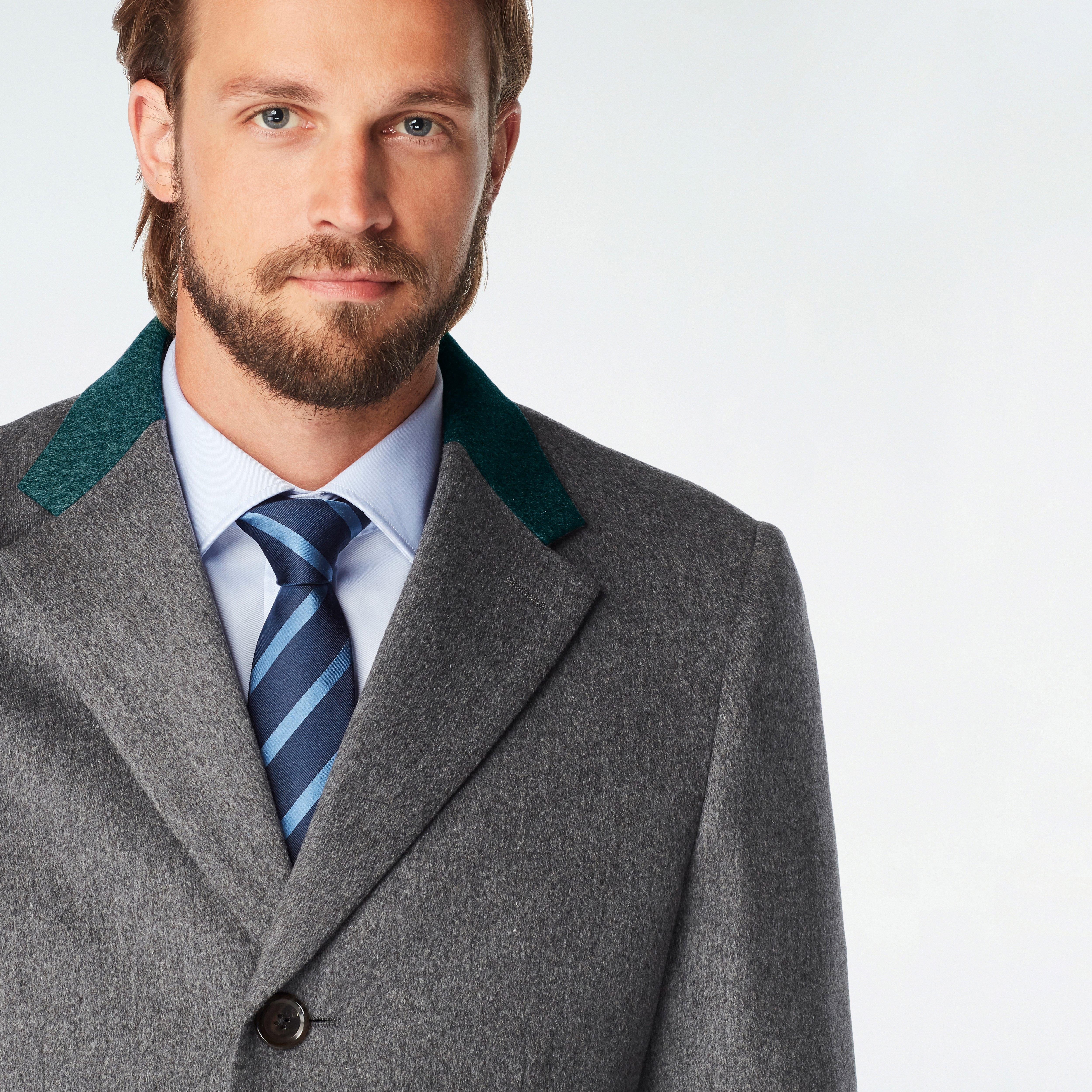Huntley Gray Chesterfield Overcoat 4 Huntley Gray Chesterfield Overcoat