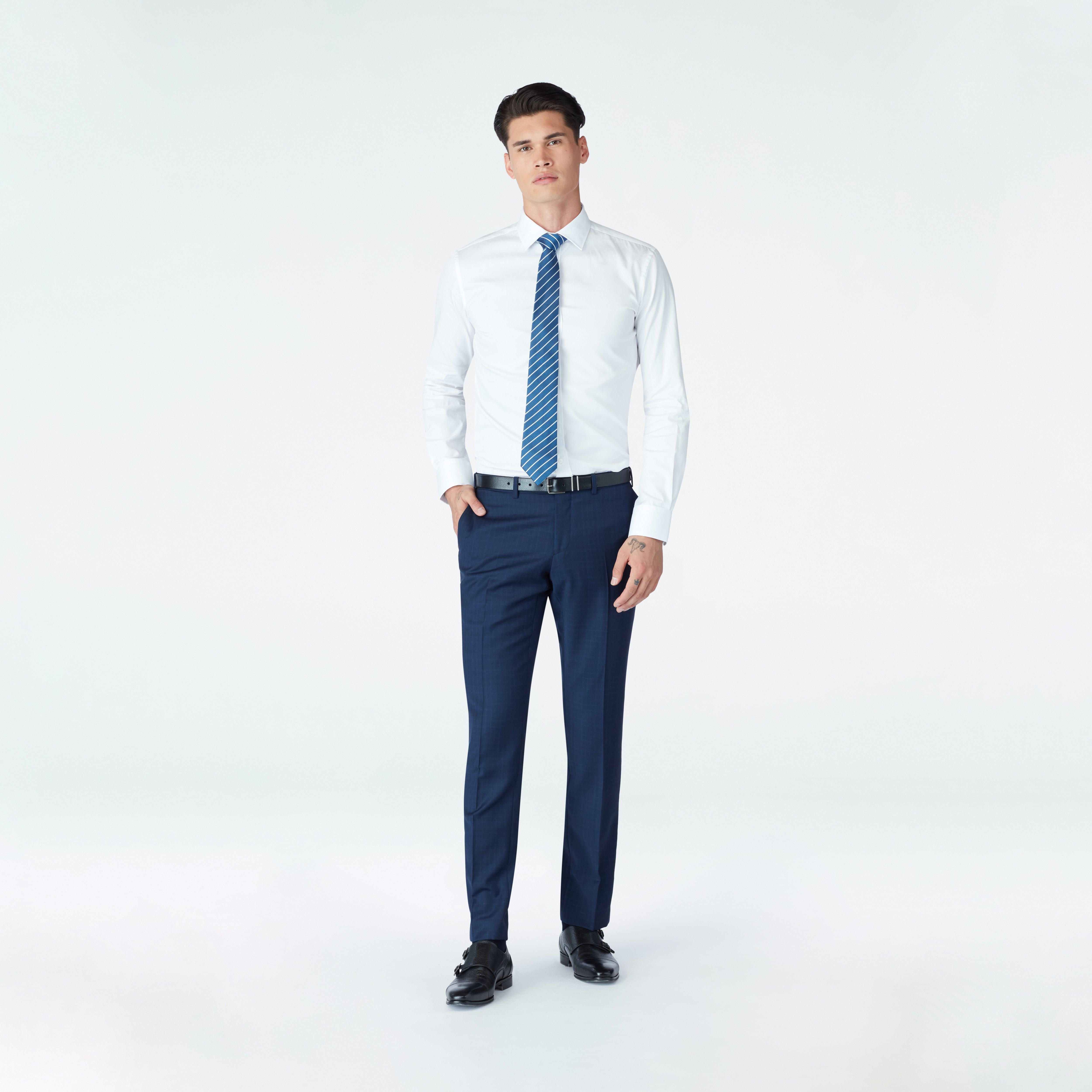 Harrogate Glen Check Midnight Blue Suit 3 Harrogate Glen Check Midnight Blue Suit