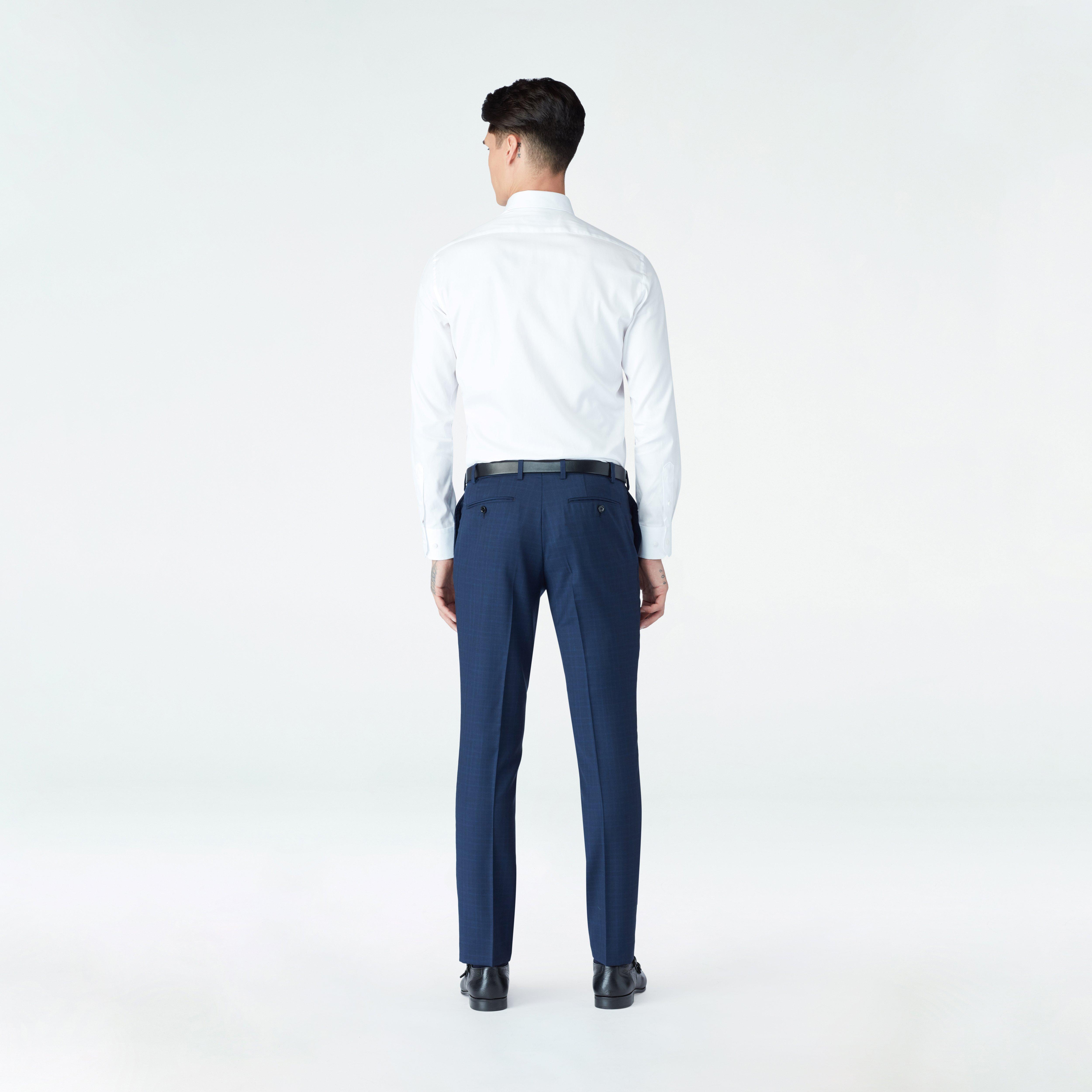 Harrogate Glen Check Midnight Blue Suit 4 Harrogate Glen Check Midnight Blue Suit