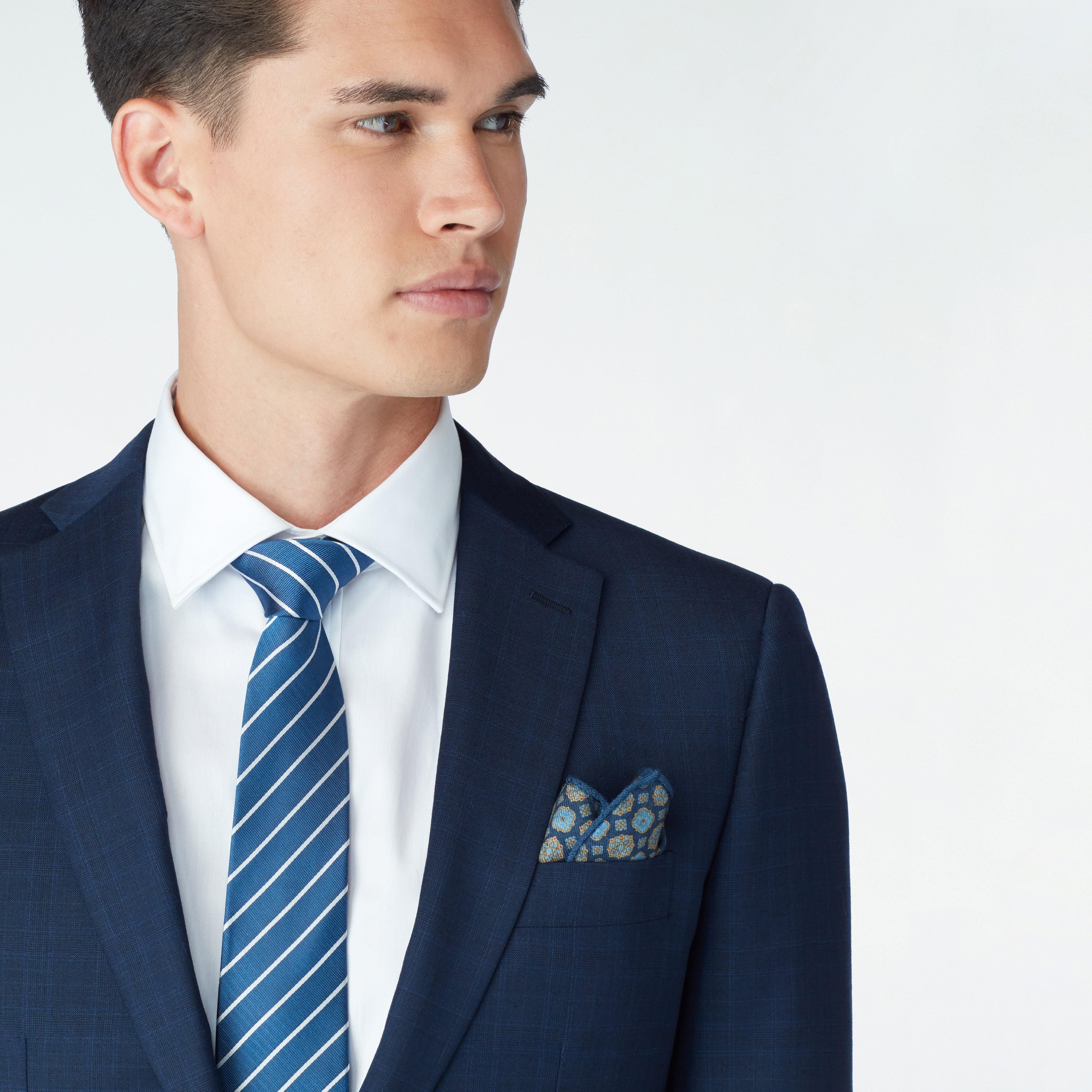 Harrogate Glen Check Midnight Blue Suit 6 Harrogate Glen Check Midnight Blue Suit