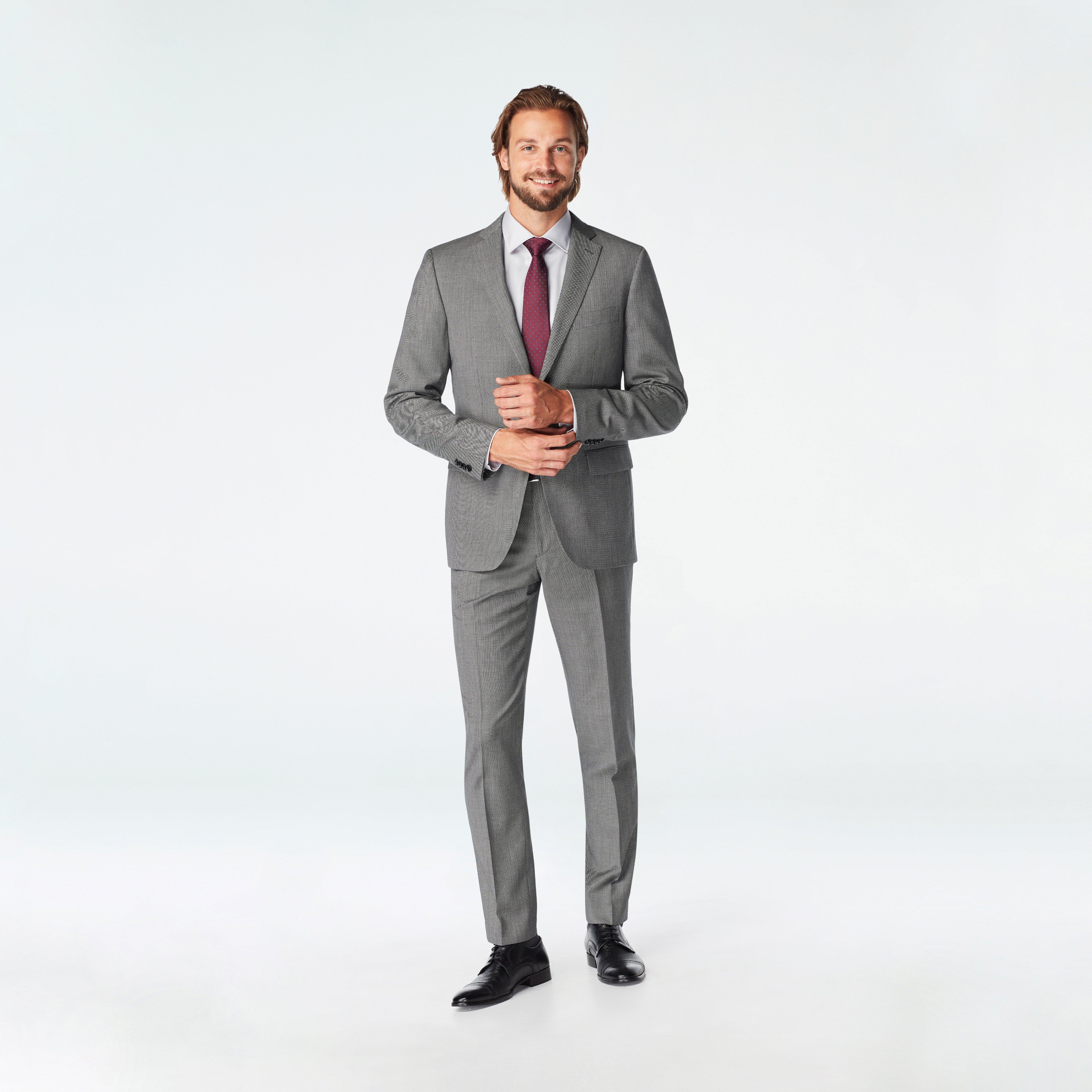 Highbridge Nailhead Gray Blazer 1 Highbridge Nailhead Gray Blazer