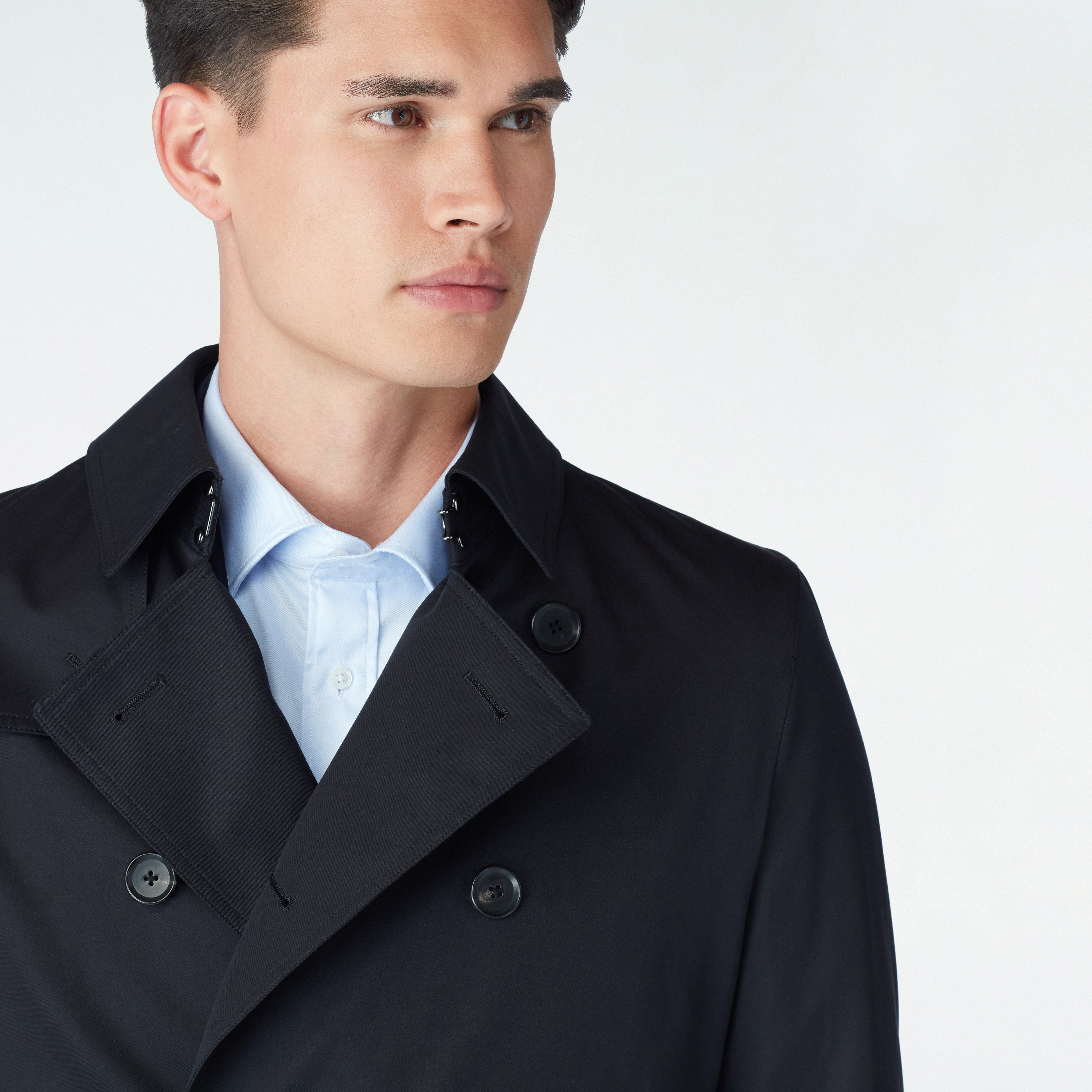 Heywood Black Trench Coat with Detachable Lining 4 Heywood Black Trench Coat with Detachable Lining