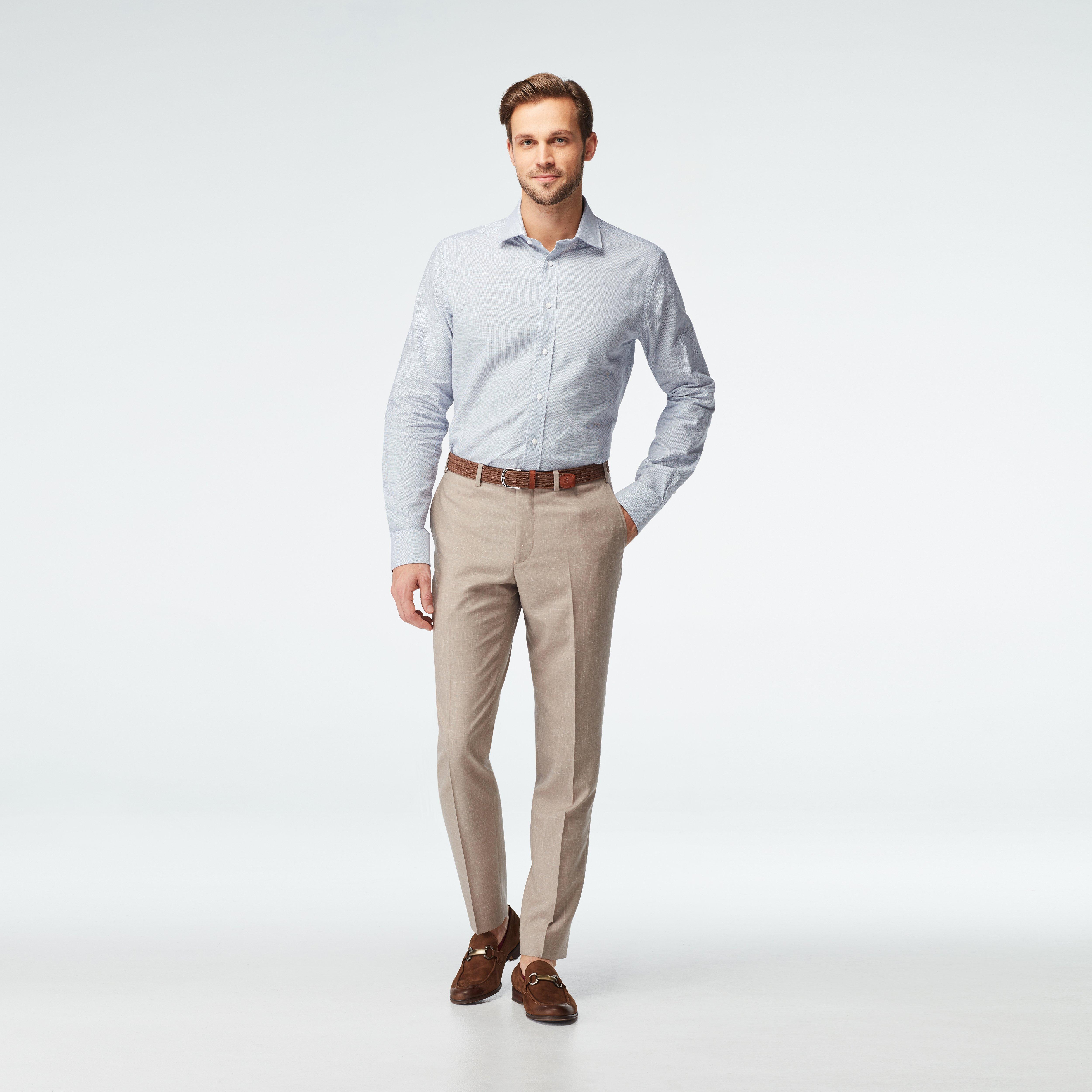 Stockport Wool Linen Sand pants 1 Stockport Wool Linen Sand pants