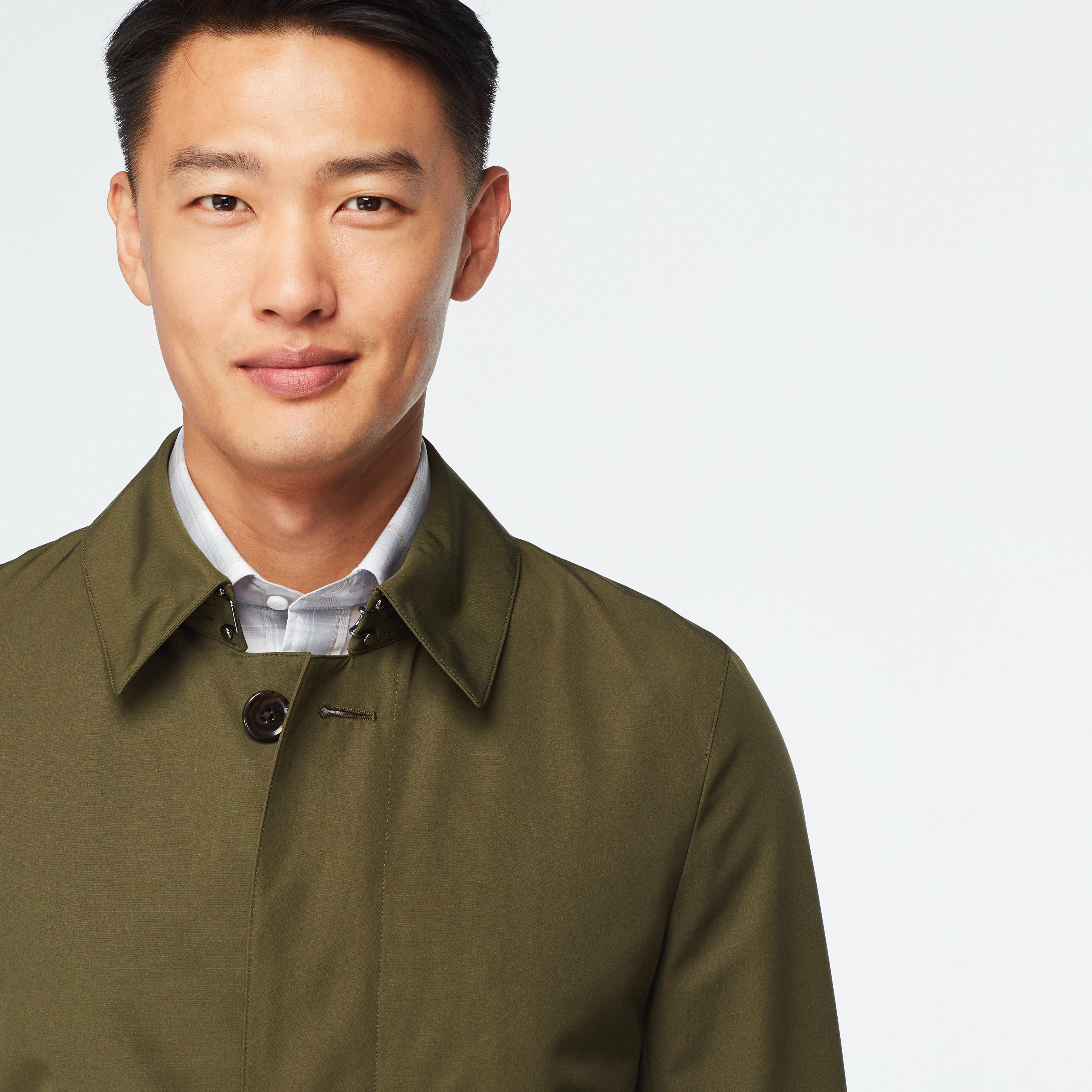 Hadlow Olive Raincoat