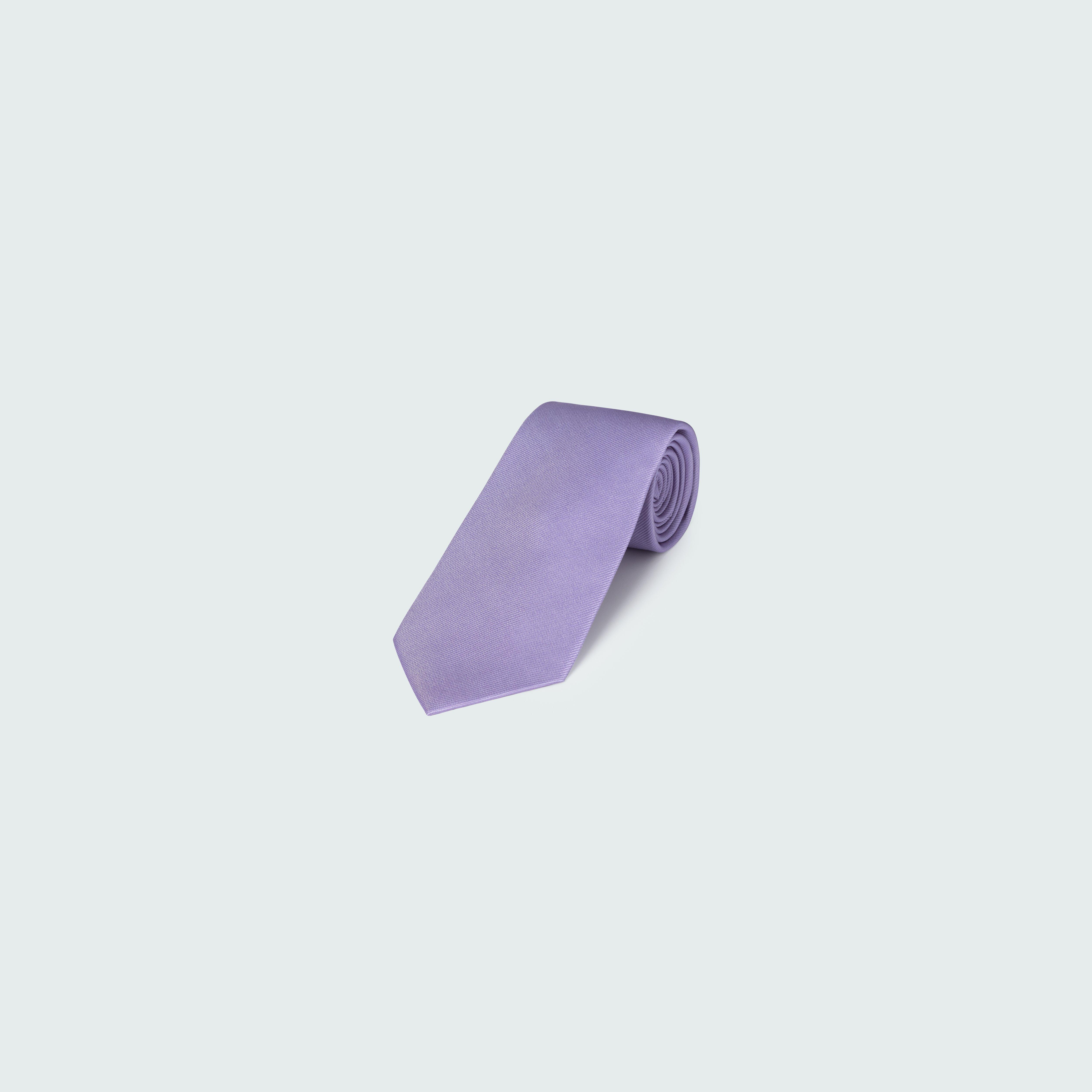 Deep Lilac Silk Tie