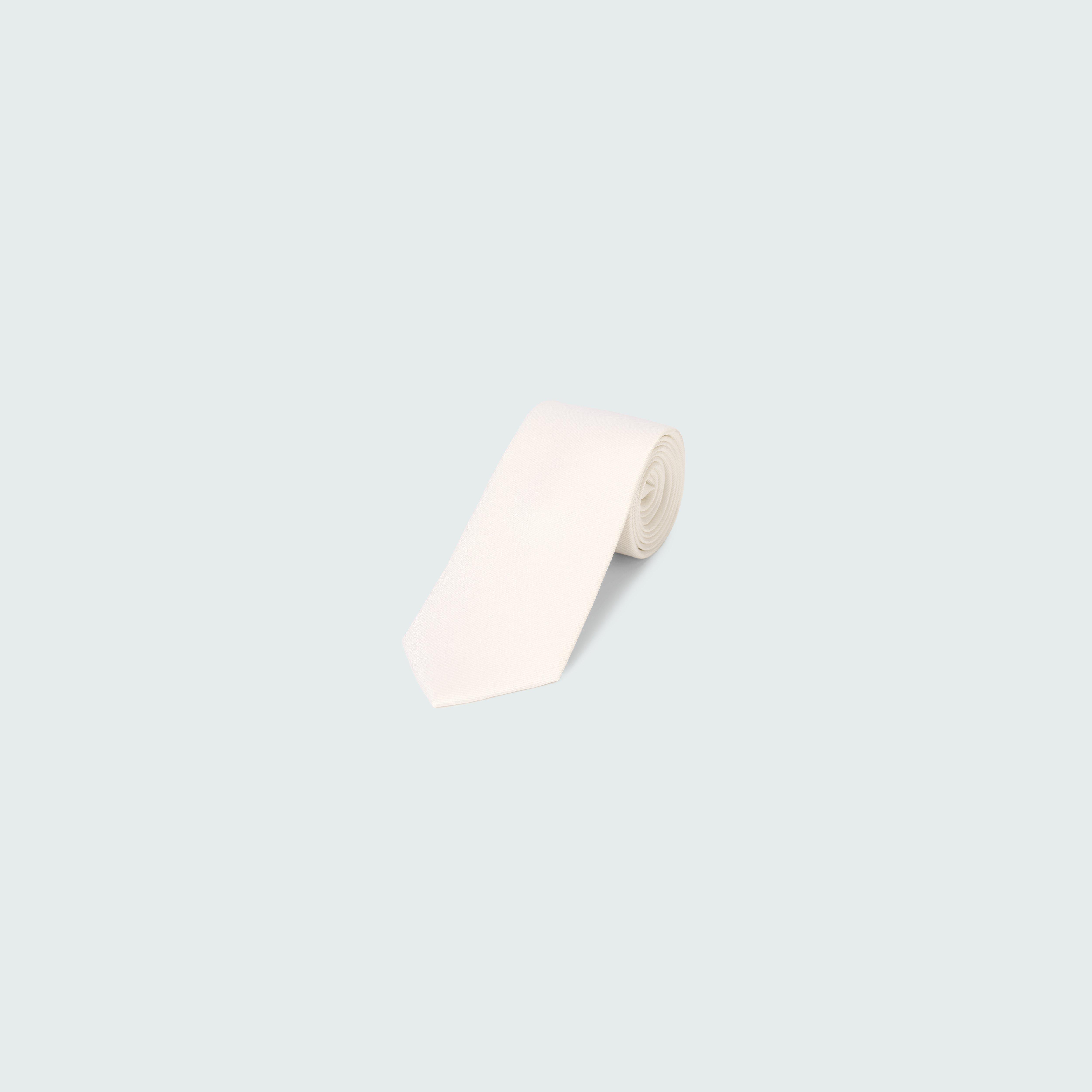 Ivory Silk Tie