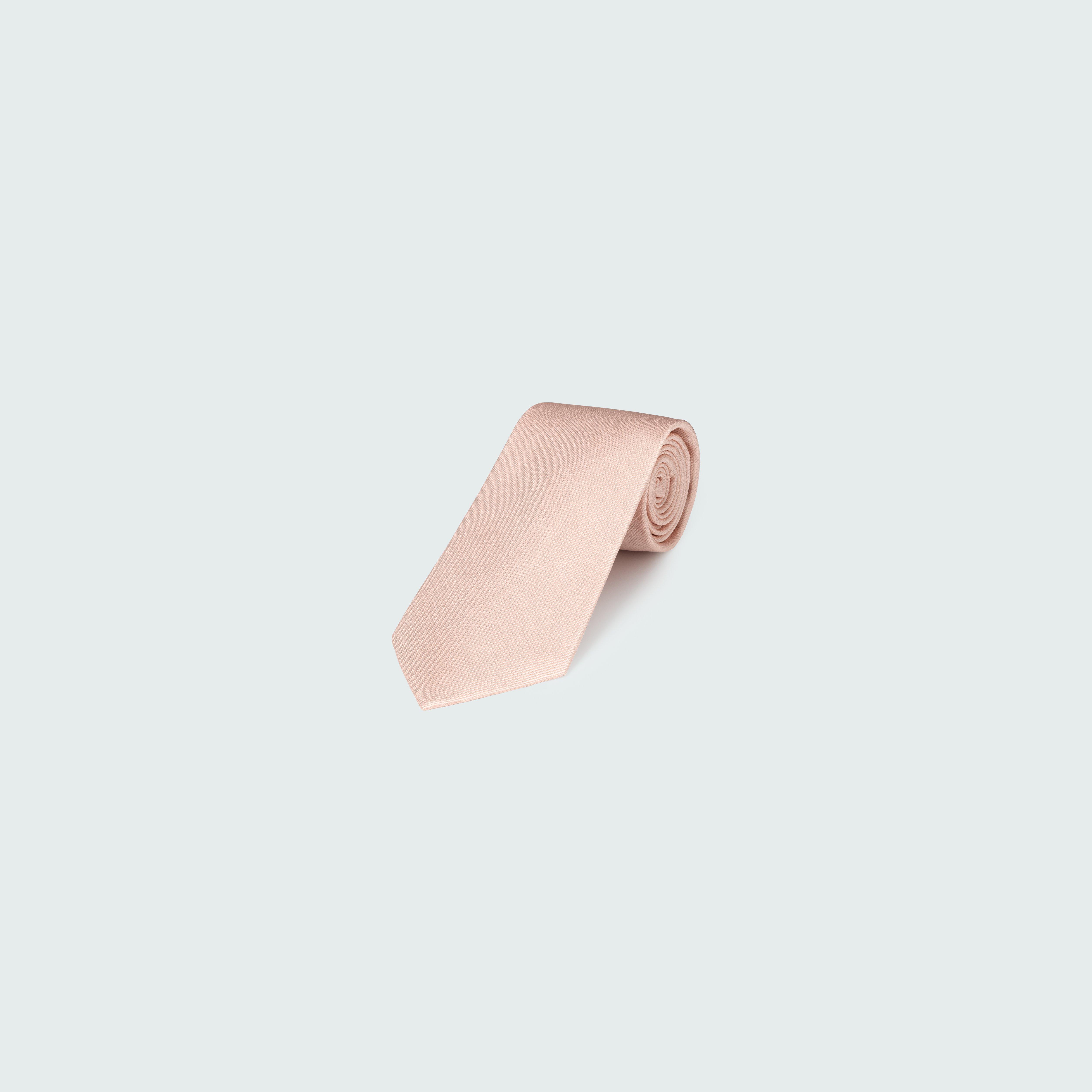 Soft Peach Silk Tie