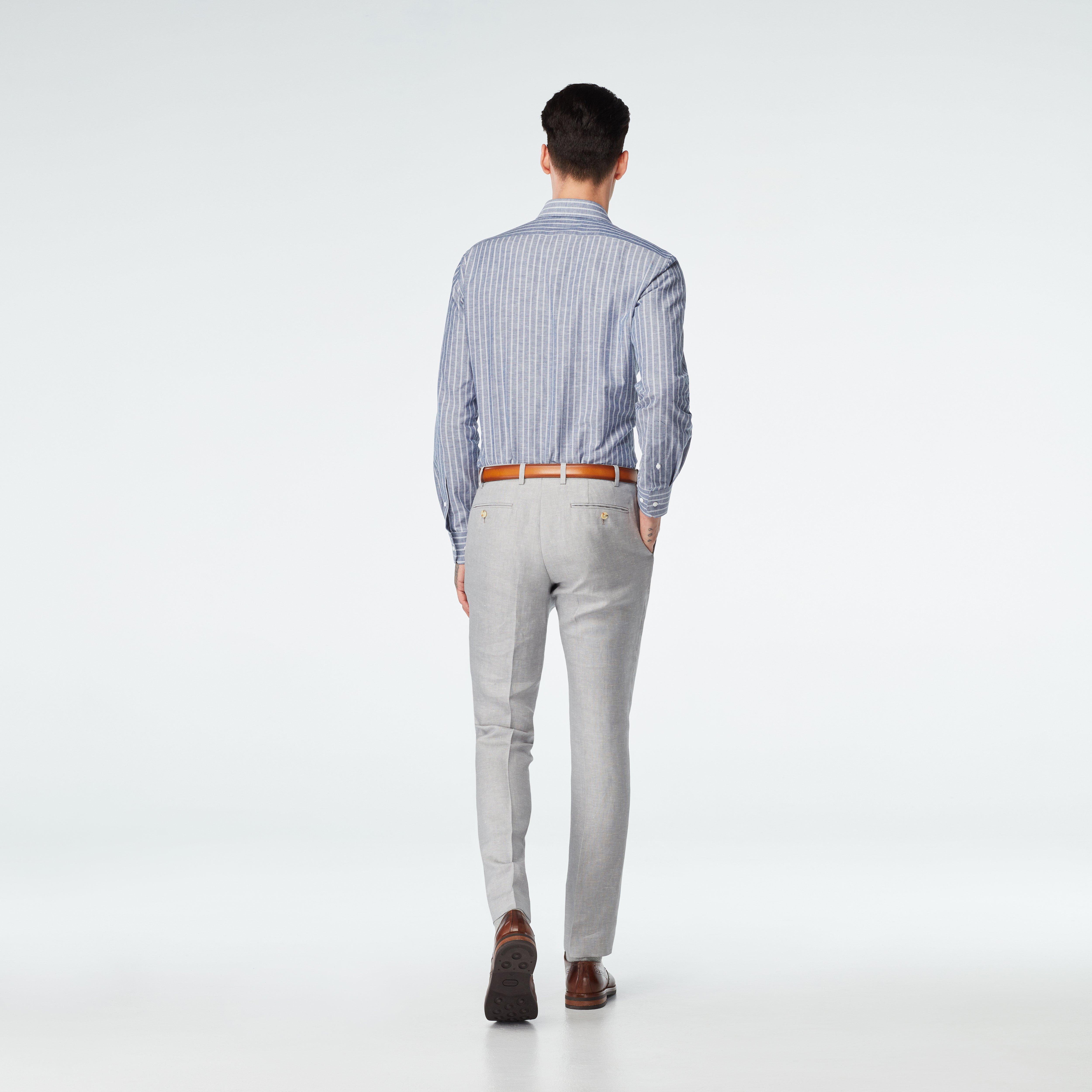 Sailsbury Linen Gray Pants