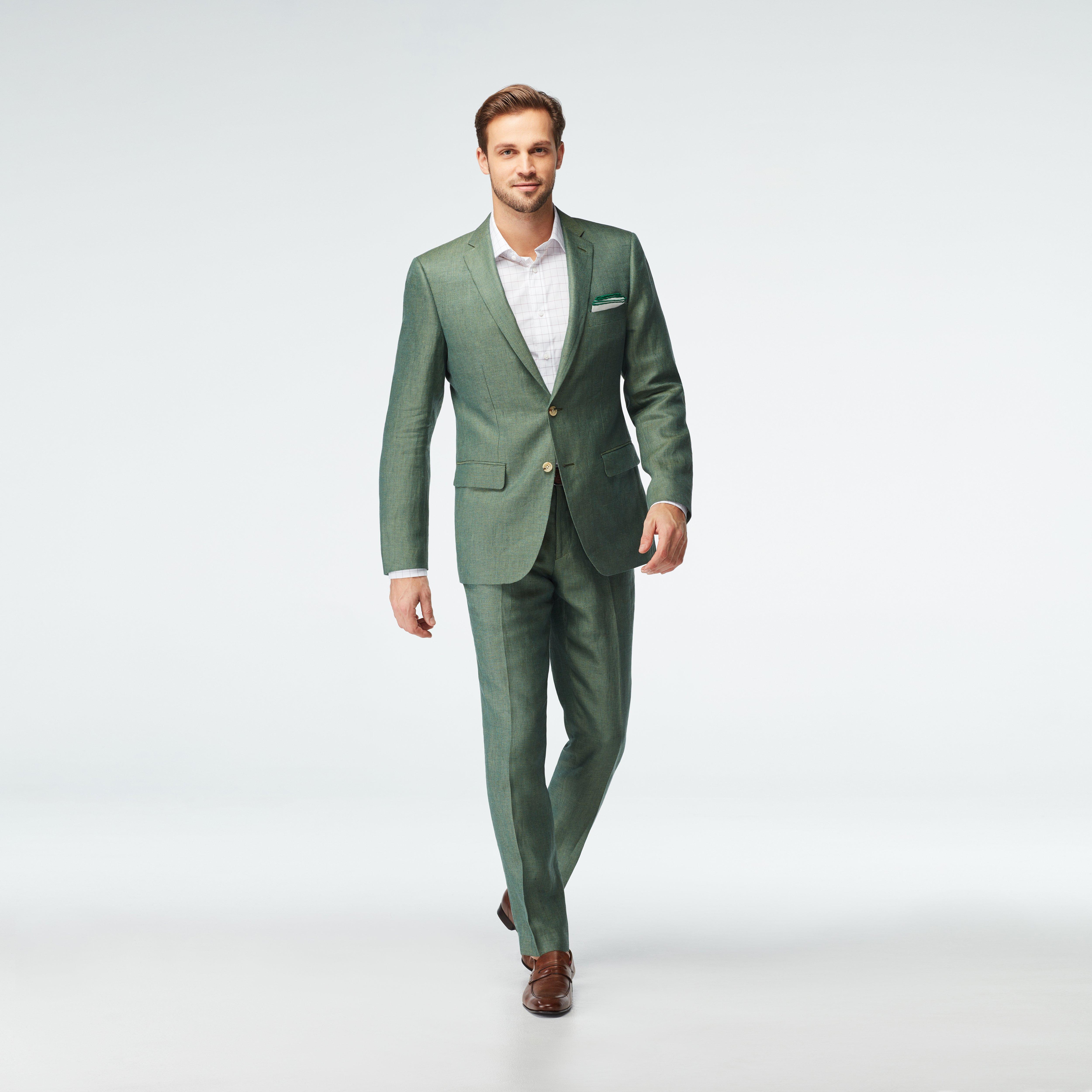 Sailsbury Linen Green Blazer